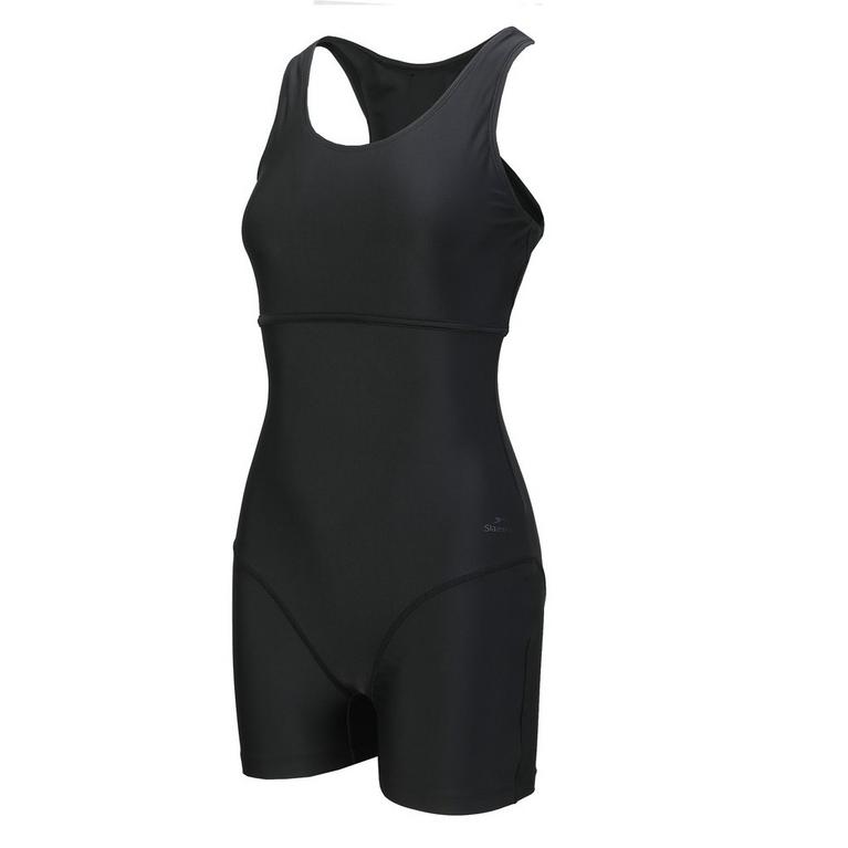Noir - Slazenger - LYCRA® XTRA LIFE™ Boyleg Swimsuit Ladies - 5