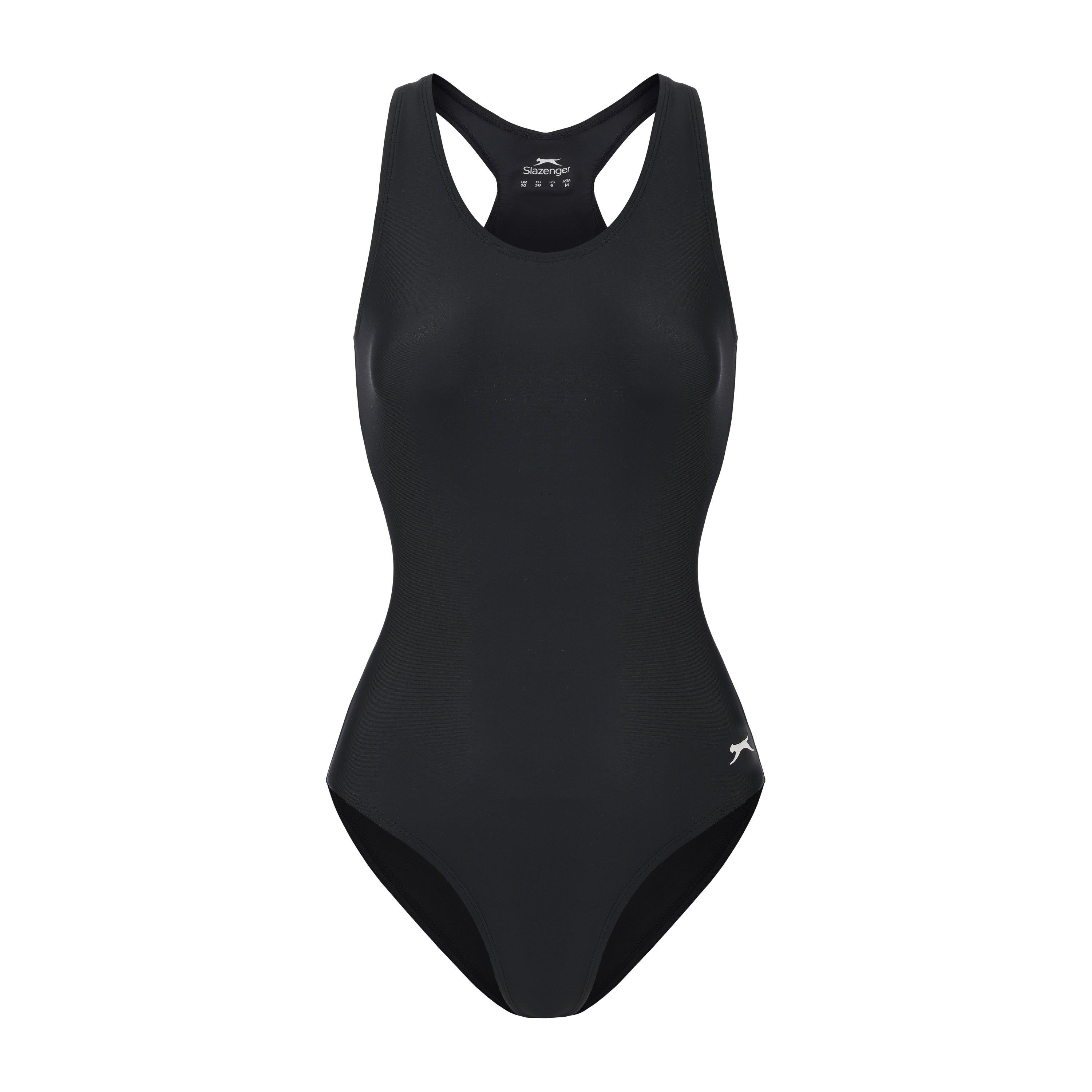 Black - Slazenger - Racer Back LYCRA® XTRA LIFE™ Swimsuit Ladies - 1