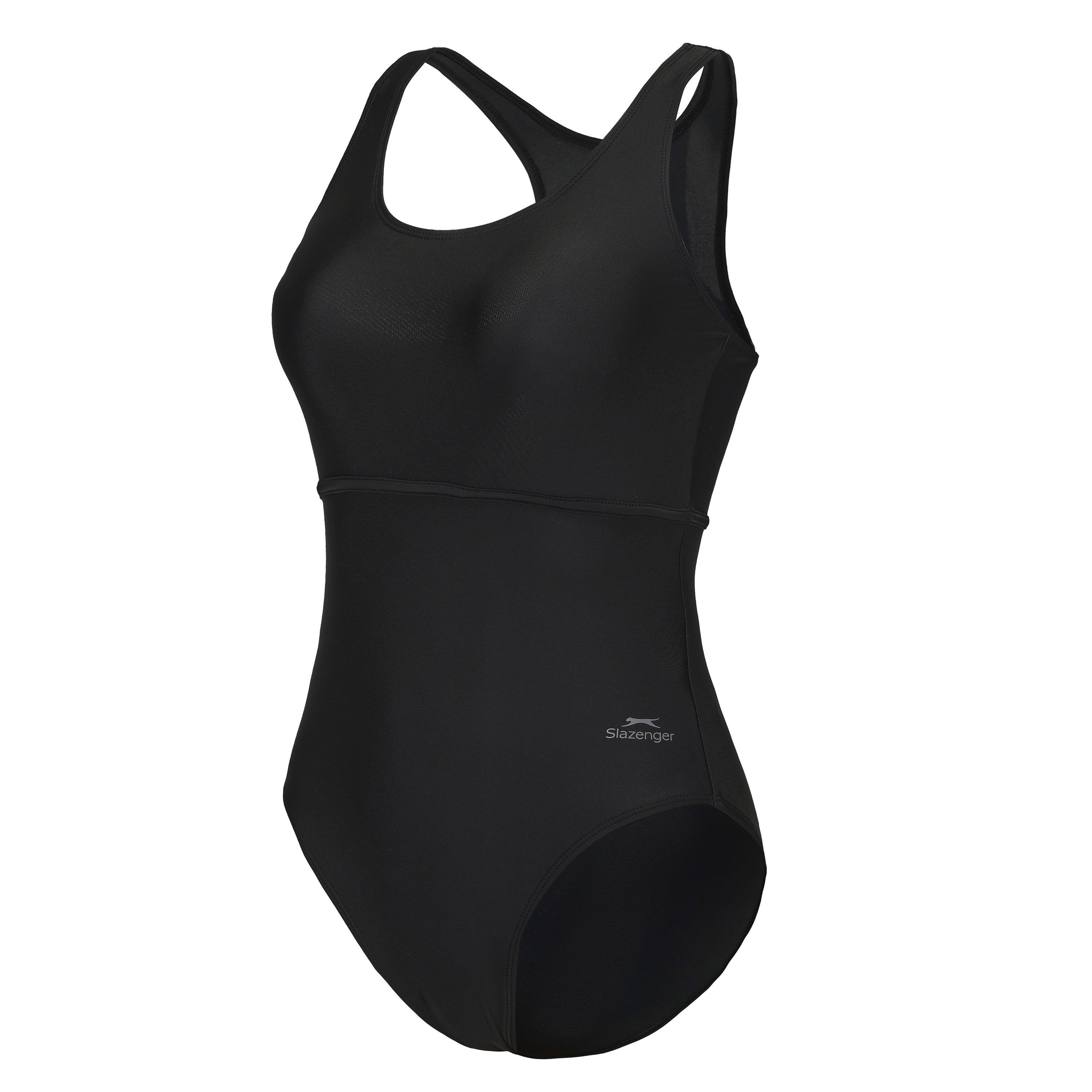 Schwarz - Slazenger - Racer Back LYCRA® XTRA LIFE™ Swimsuit Ladies - 2