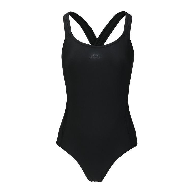 Noir - Slazenger - LYCRAÂ® XTRA LIFE â„¢ X Back Swimsuit Ladies - 1