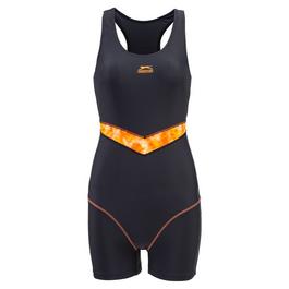 Slazenger Splice Boyleg Swimsuit Womens