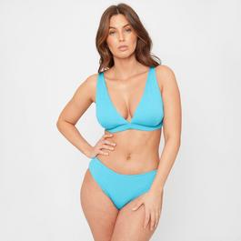 Be You Ladies Textured Triangle Bikini Top