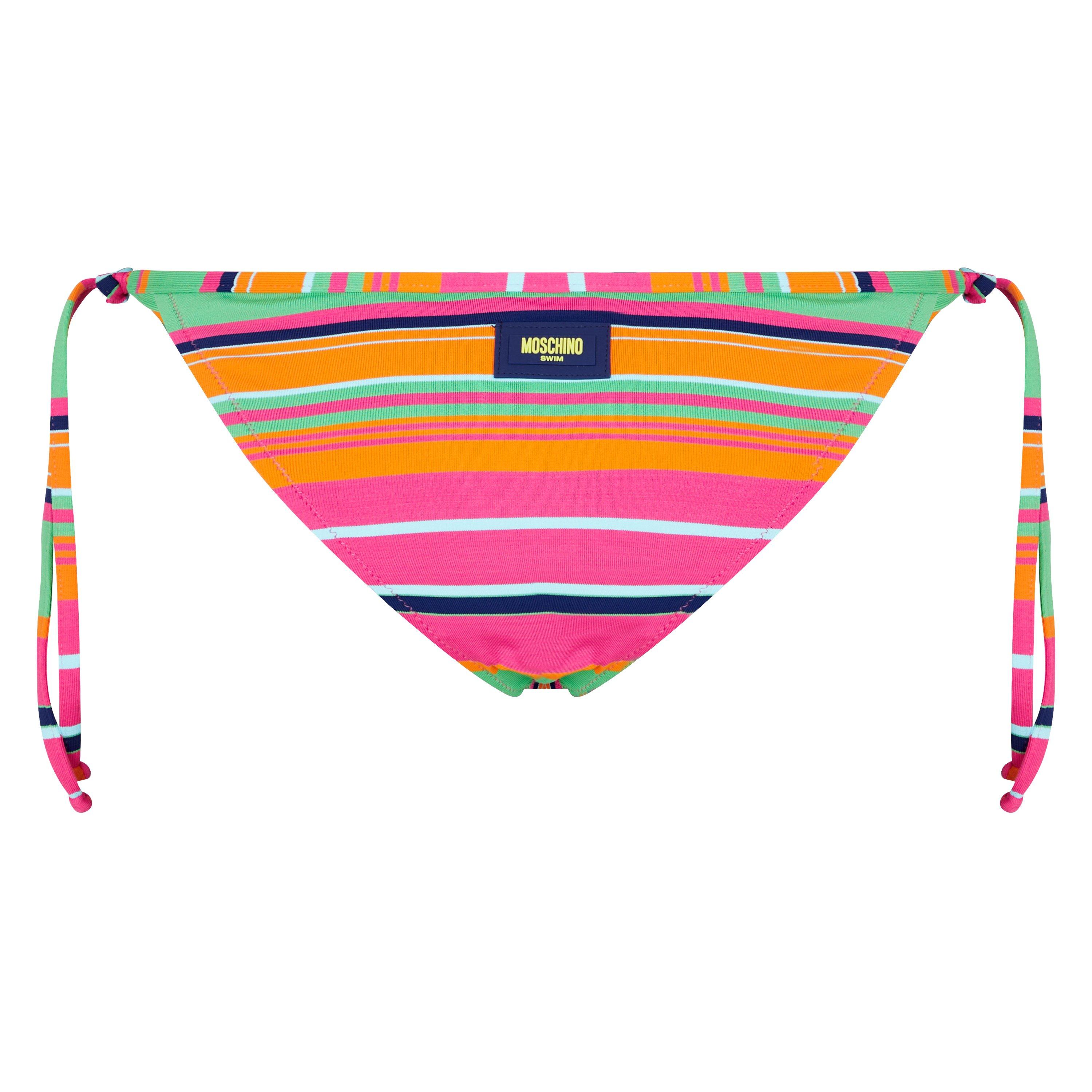 Multi 1888 - Moschino - Women's High Leg Bikini Bottoms - 2