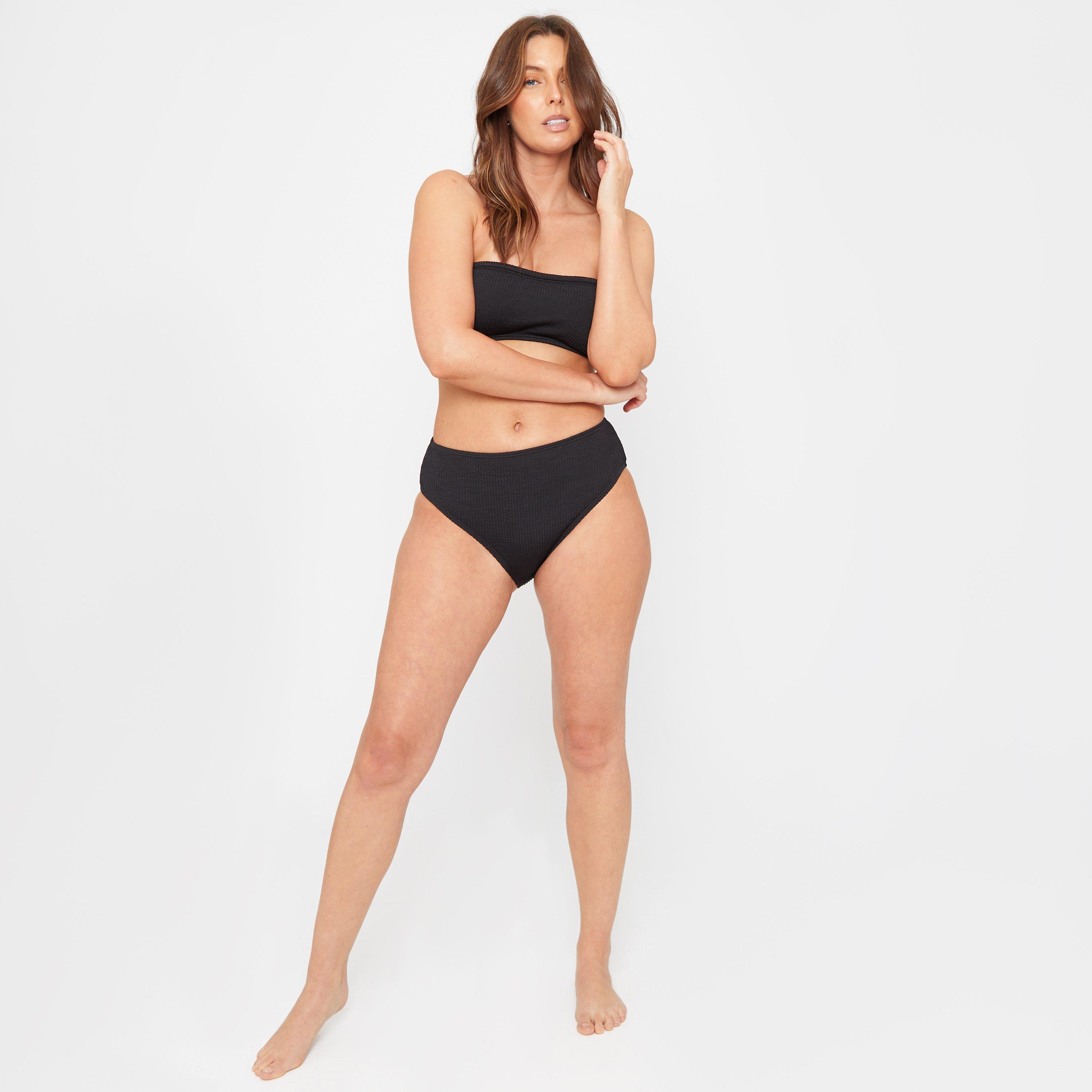 Schwarz - Be You - High Waist Bikini Bottoms Womens - 3