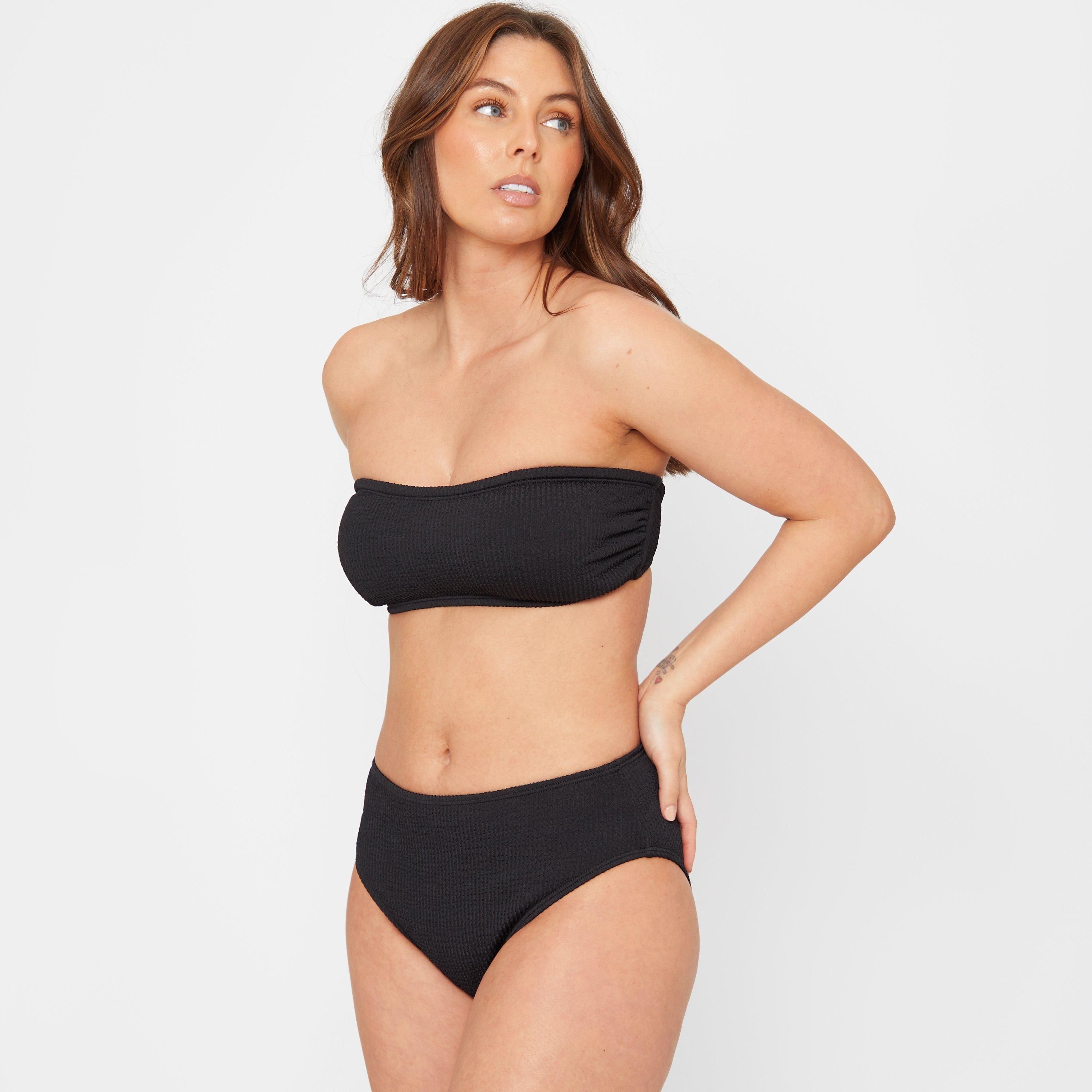 Schwarz - Be You - High Waist Bikini Bottoms Womens - 5