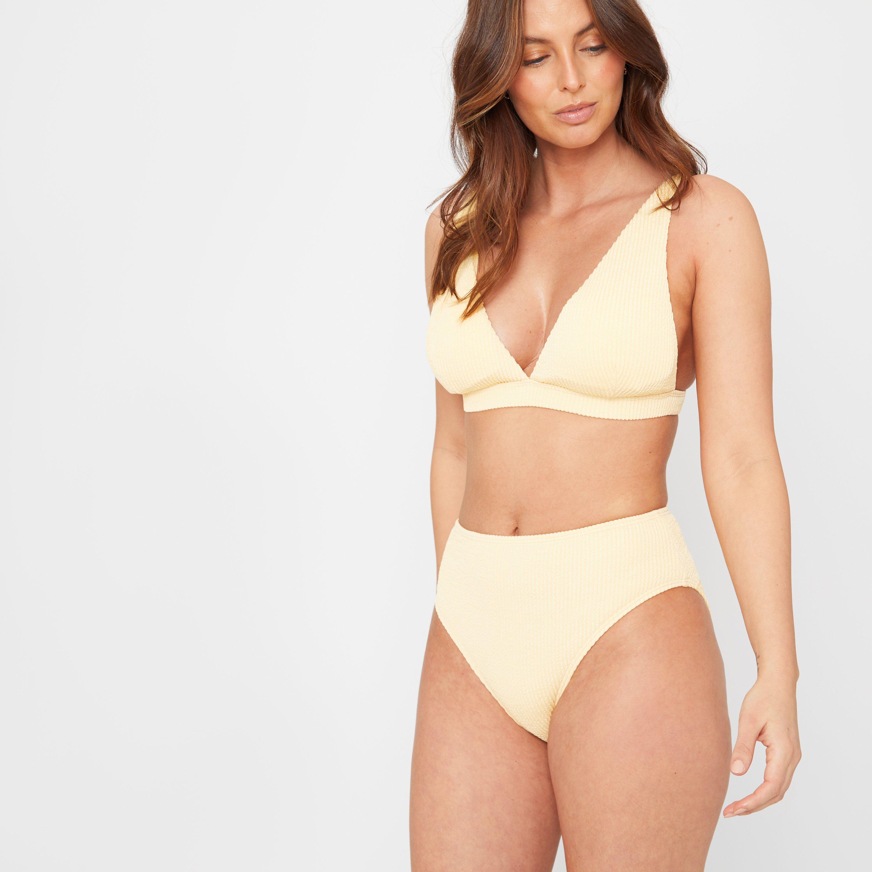 Be You High Waist Bikini Bottoms Womens In Lemon