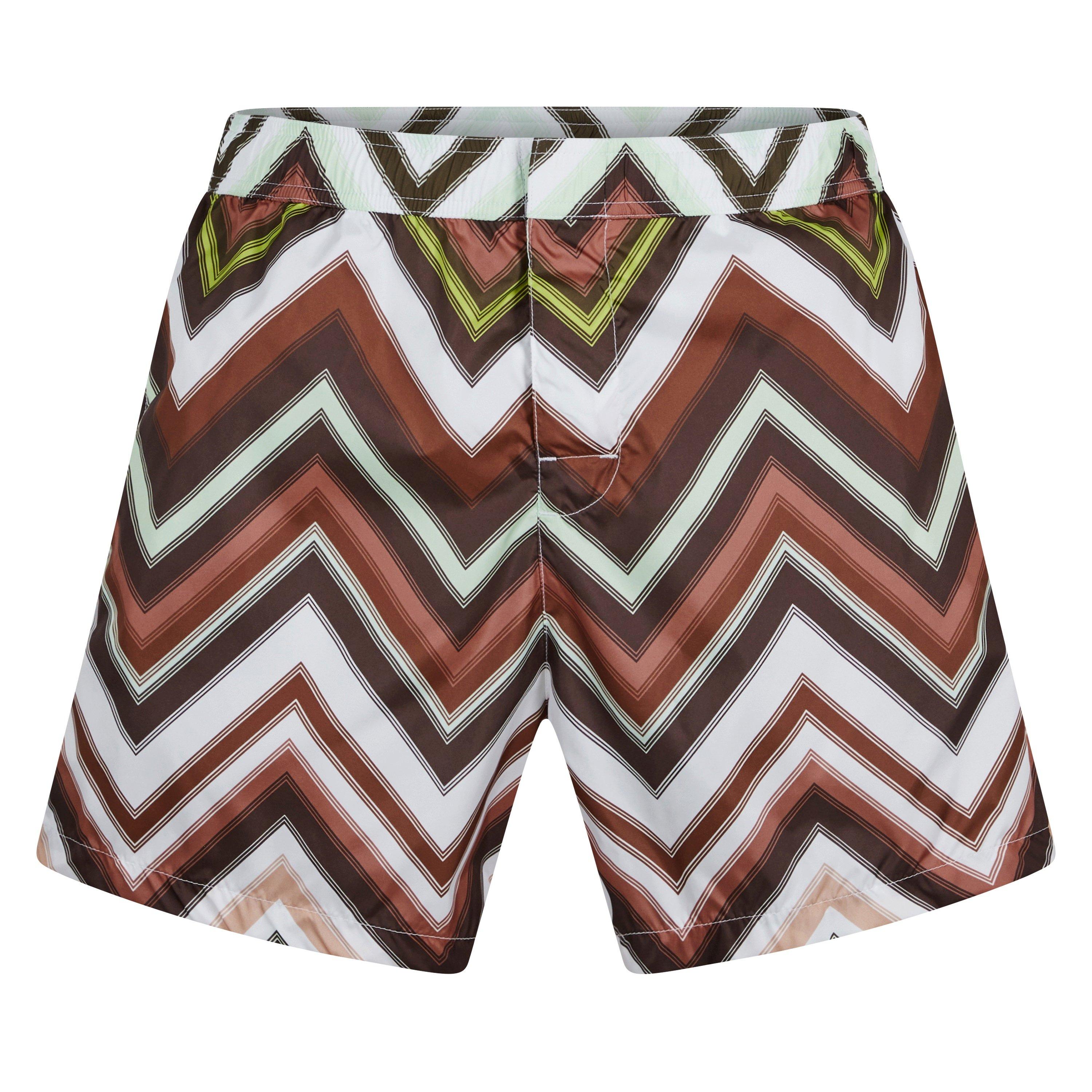 WHT LIM KHK - Missoni - Zigzag Swim Shorts - 1