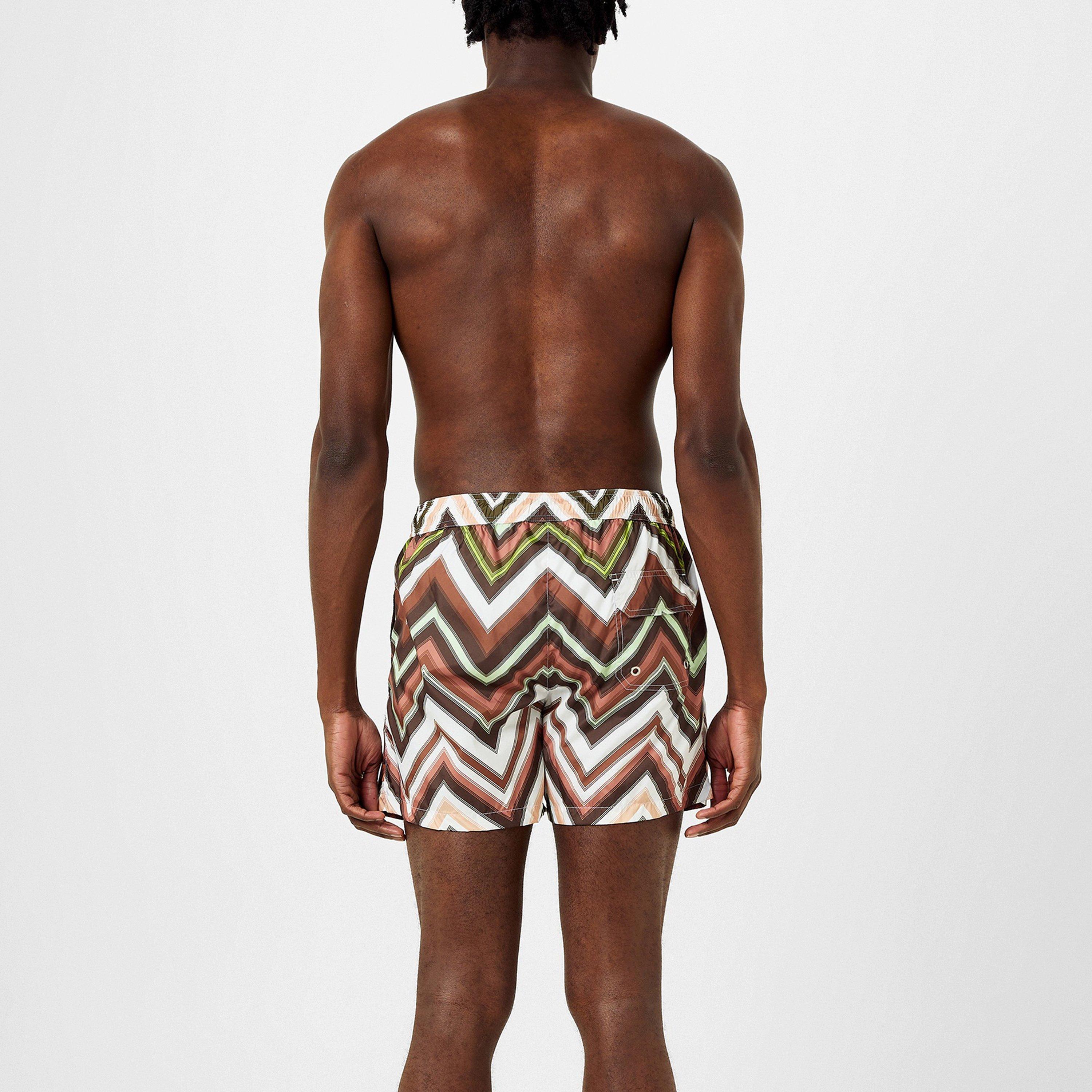 WHT LIM KHK - Missoni - Zigzag Swim Shorts - 4