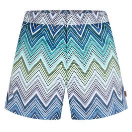 Missoni Swimming Trunks With Large Zigzag Print Mens