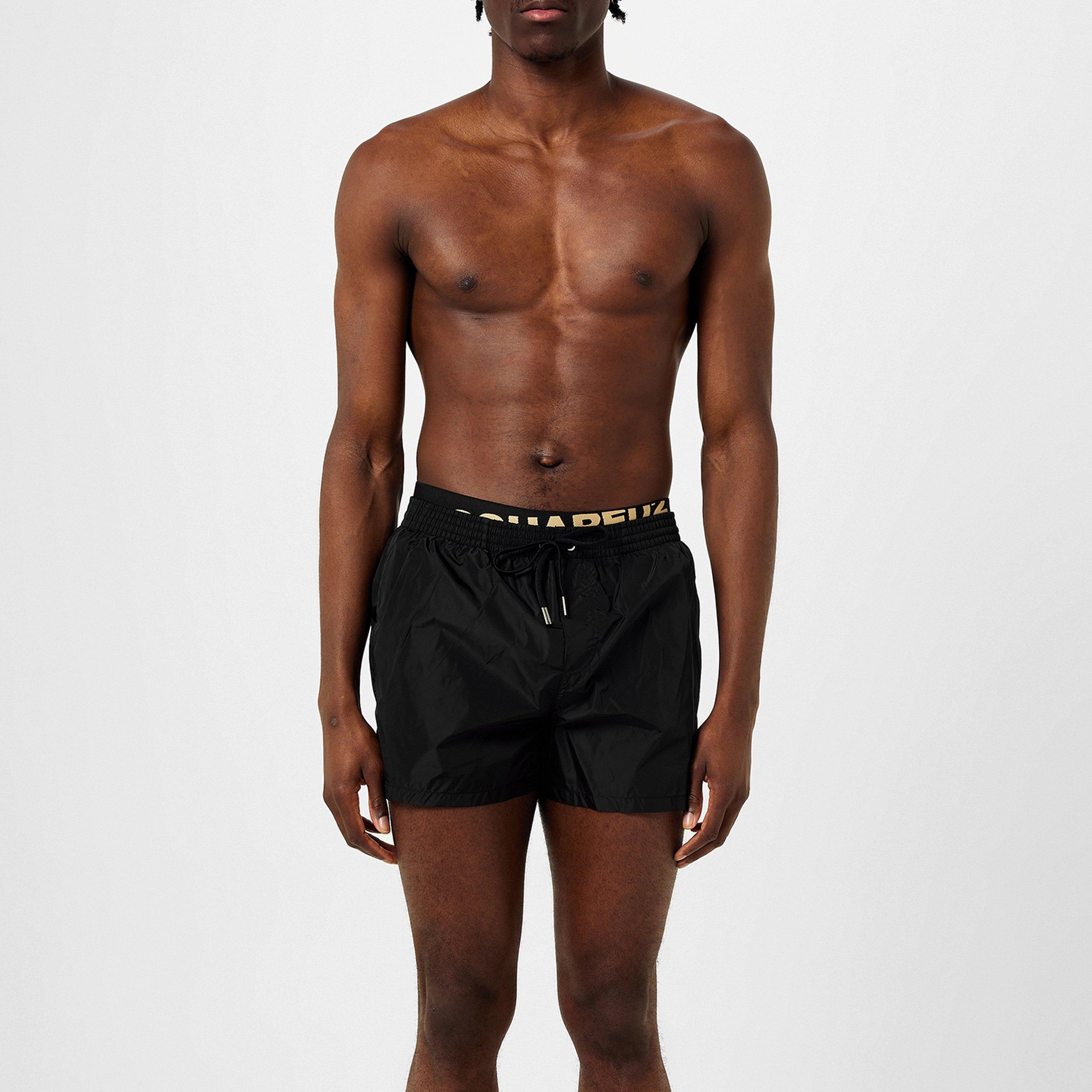 Black - DSquared2 - Logo Swim Shorts - 3