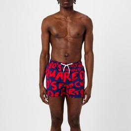 DSquared2 All Over Print Patterned Shorts