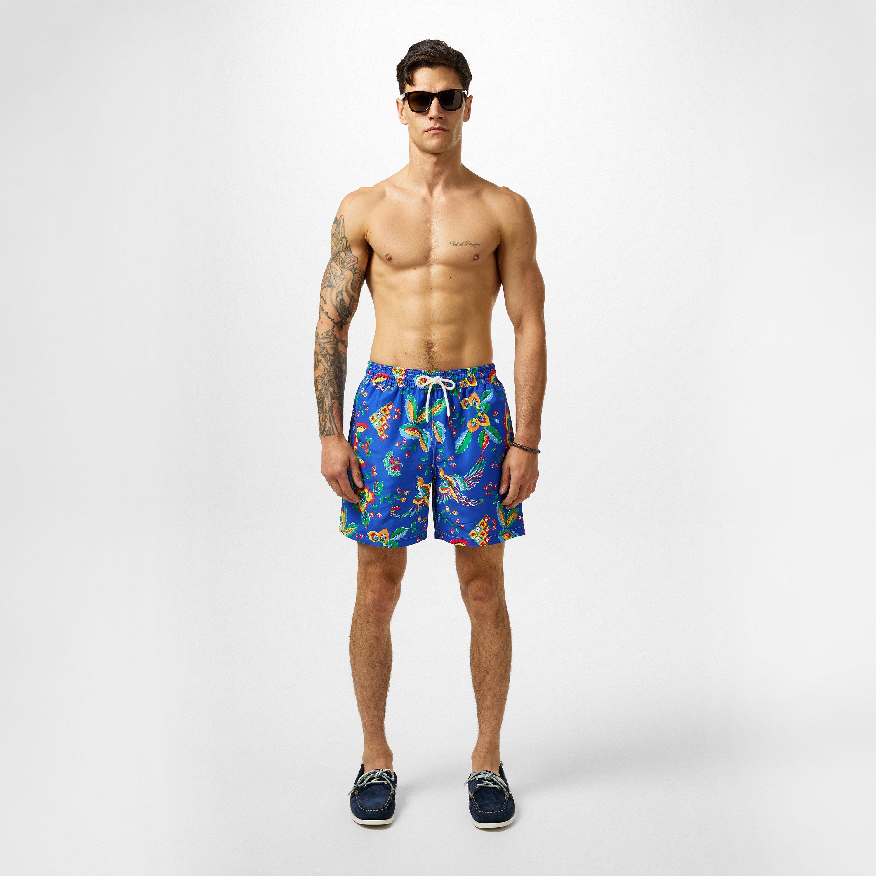 Damond Floral - Polo Ralph Lauren - Traveller Floral Print Swim Shorts - 5