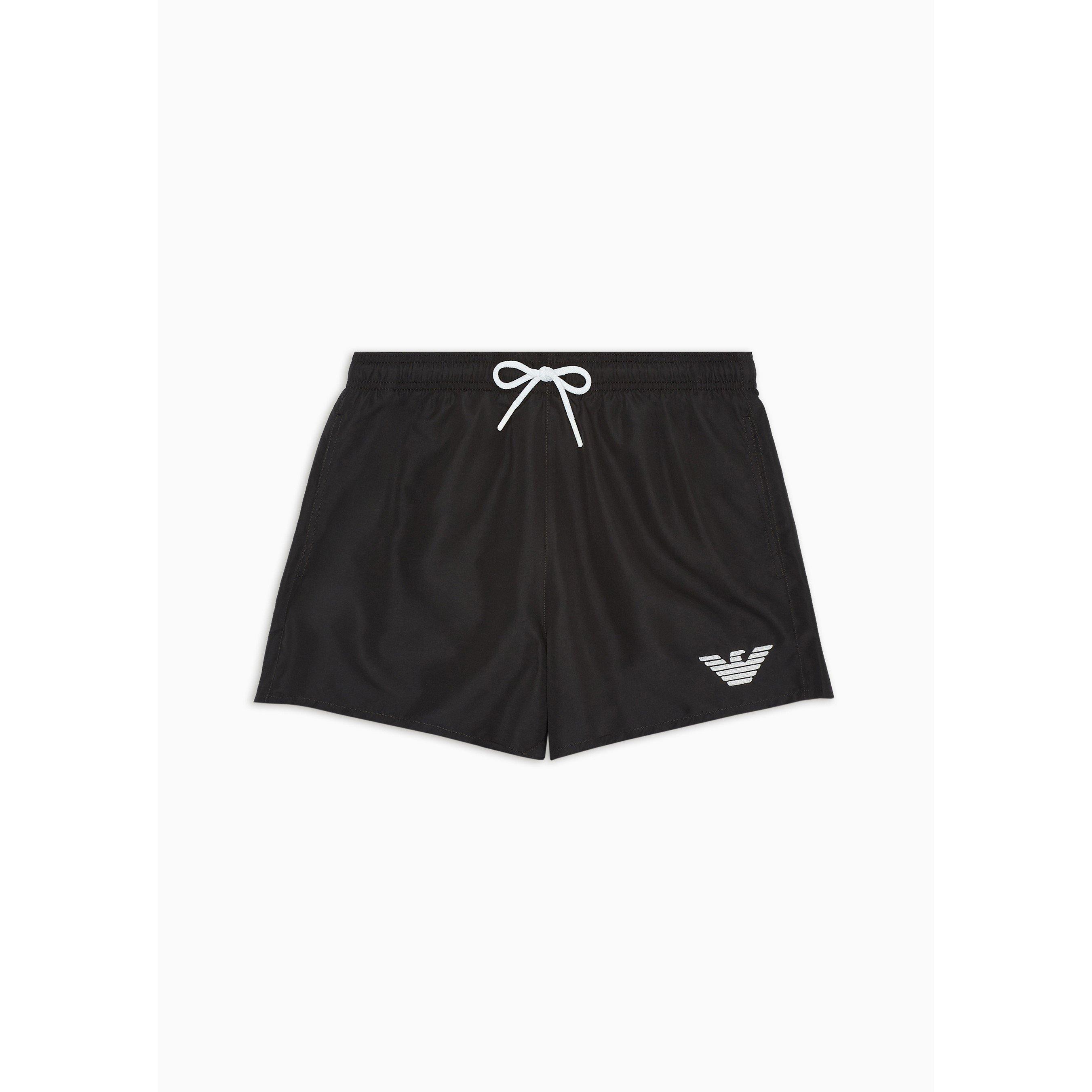 Black 00020 - Emporio Armani - Mens Woven Boxer - 1