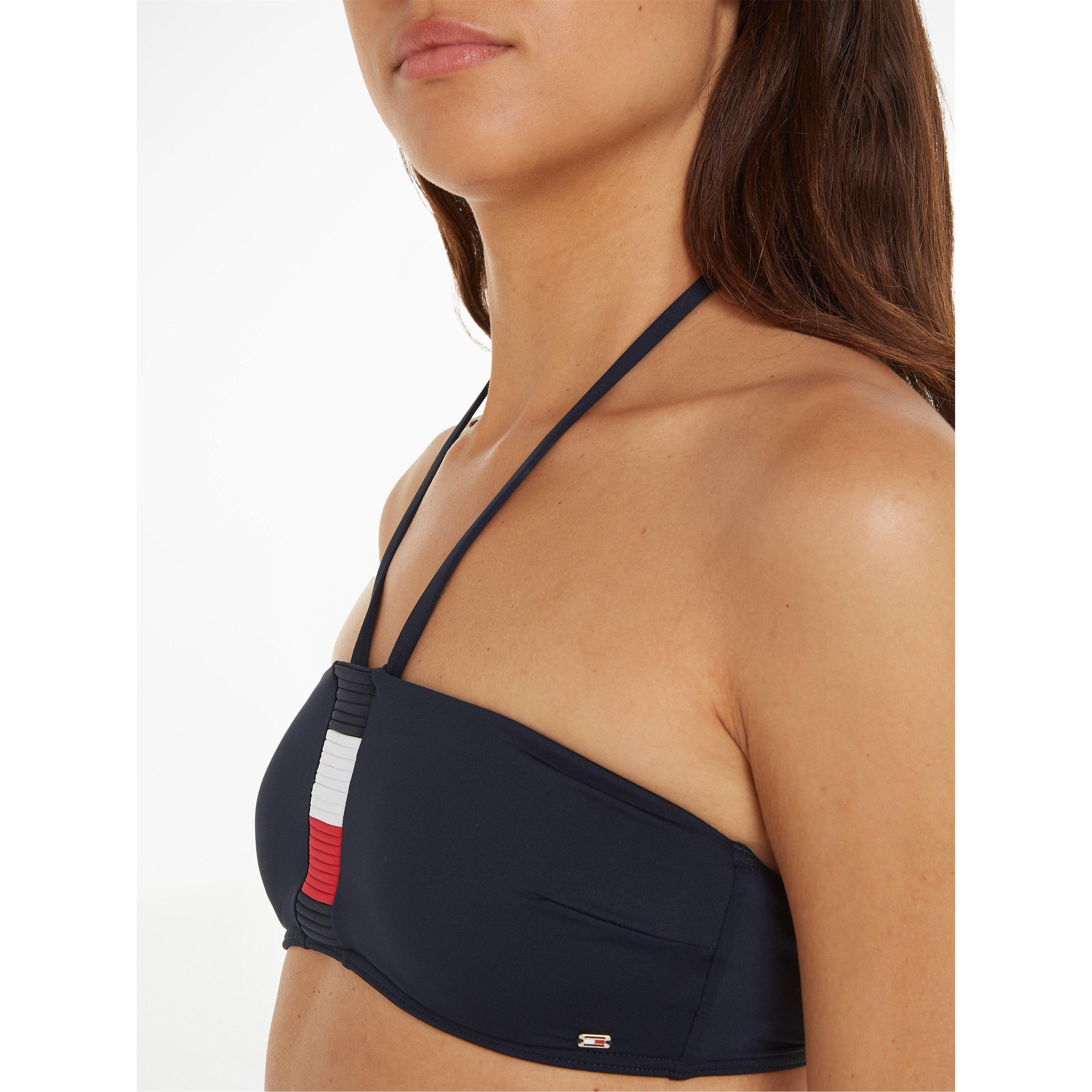 Cielo del deserto - Tommy Hilfiger - Women's Elevated Global Stripe Bandeau Bikini - 4