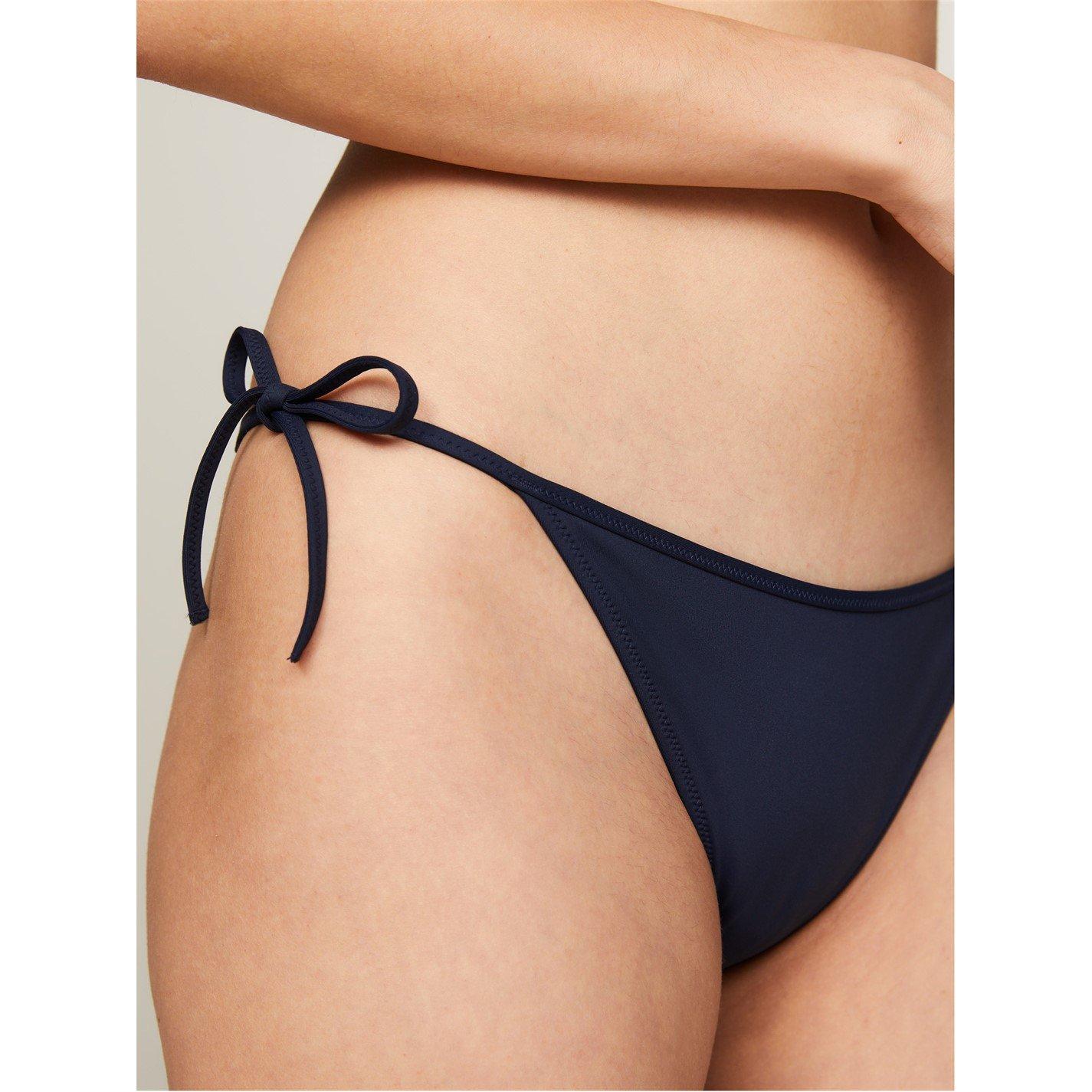 Nacht Marineblauw - Tommy Hilfiger - Cheeky Tie Side Bikini Bottoms - 2