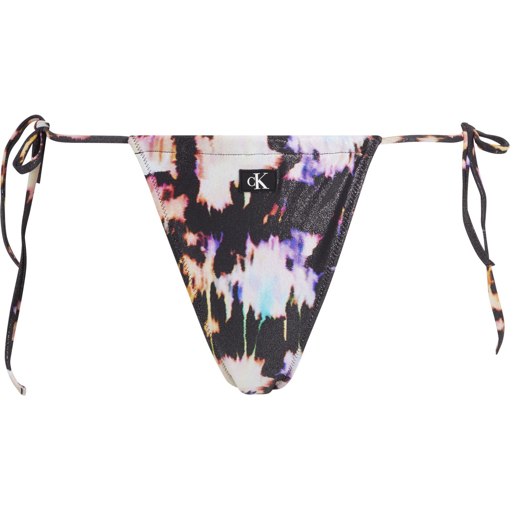 Euphoria Palm - Calvin Klein - Monogram Foil Tie Side Bikini Bottoms - 5