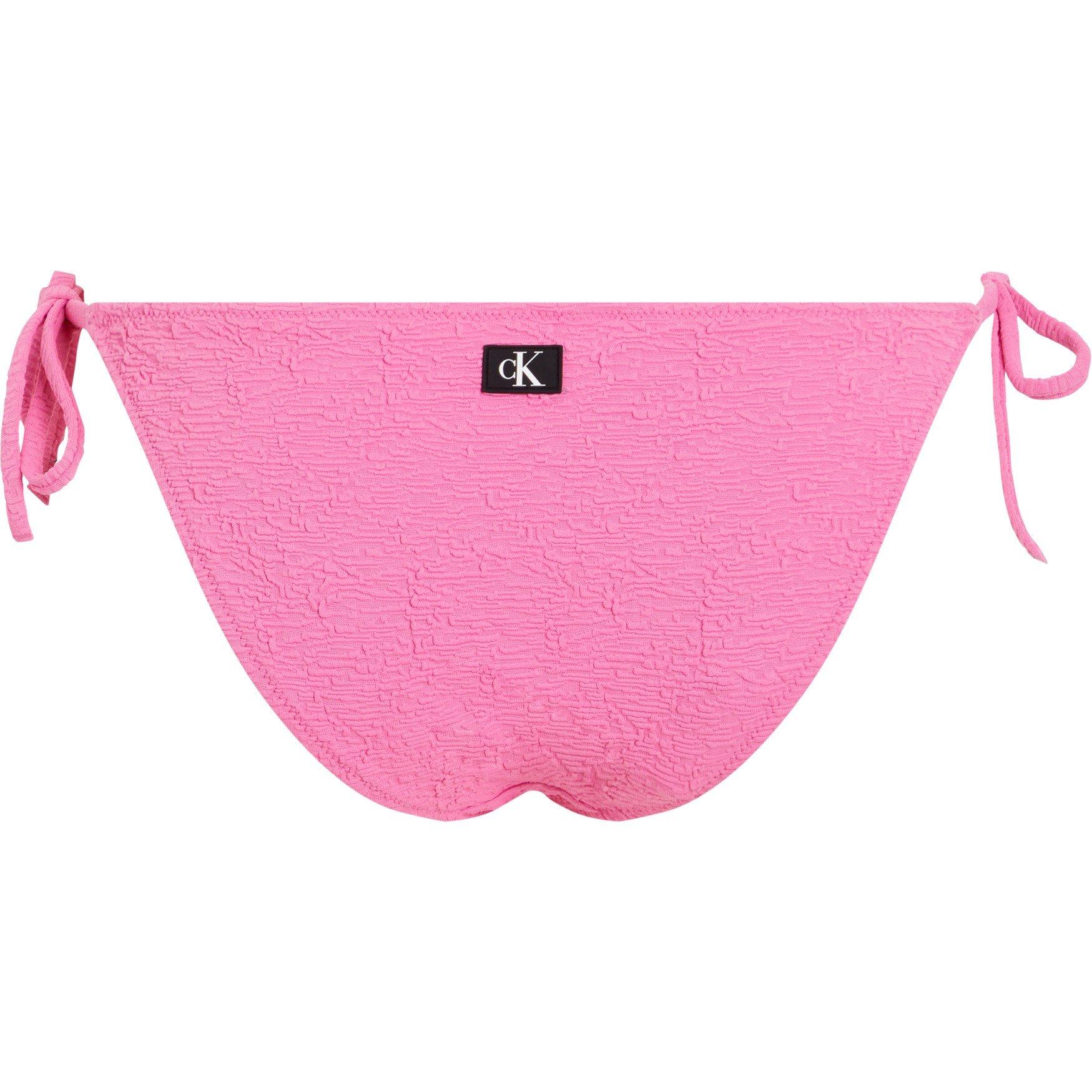 Bold Pink - Calvin Klein - Tie Bikini Bottoms - 6