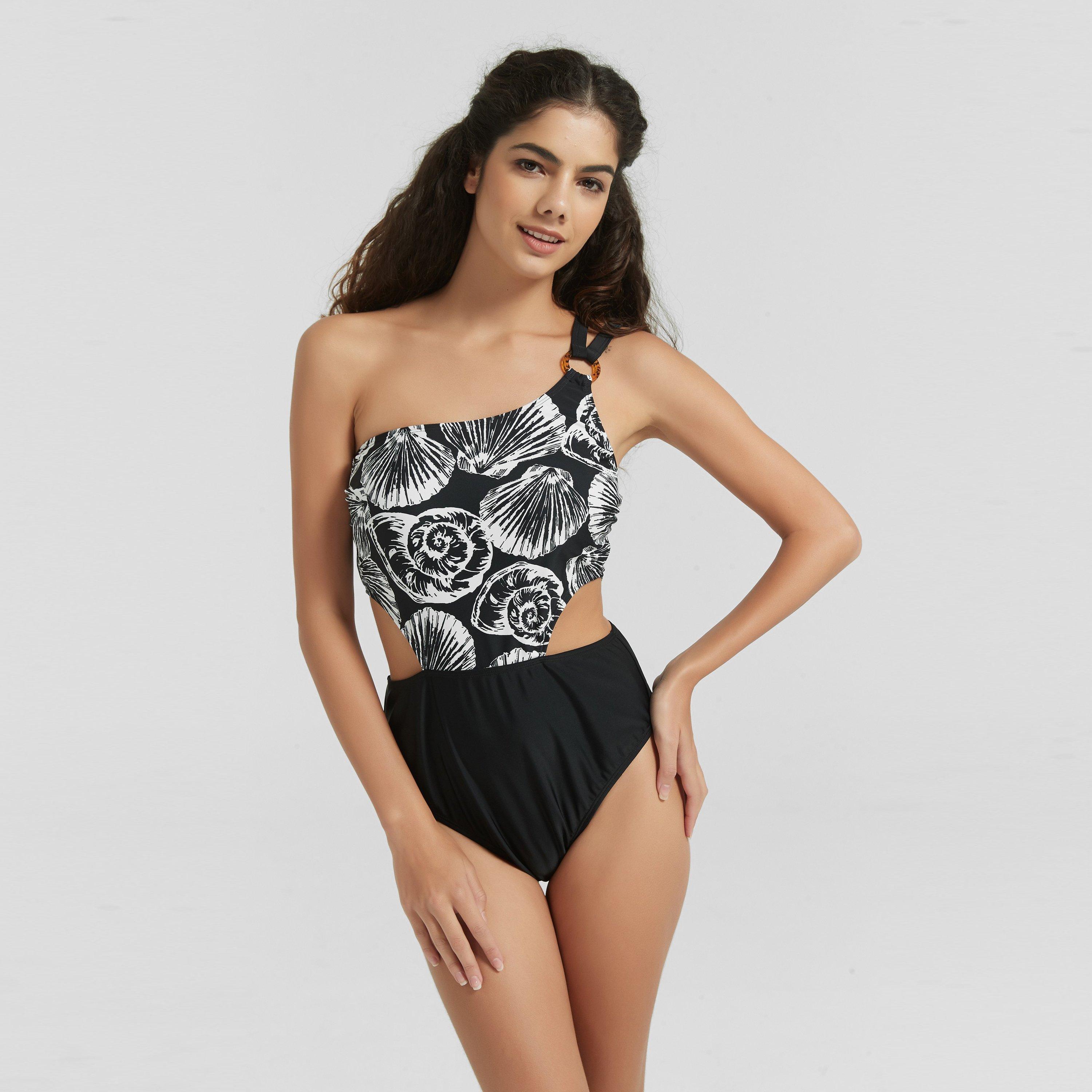 Shell Mono - Be You - Women's Bandeau Swimsuit - 1