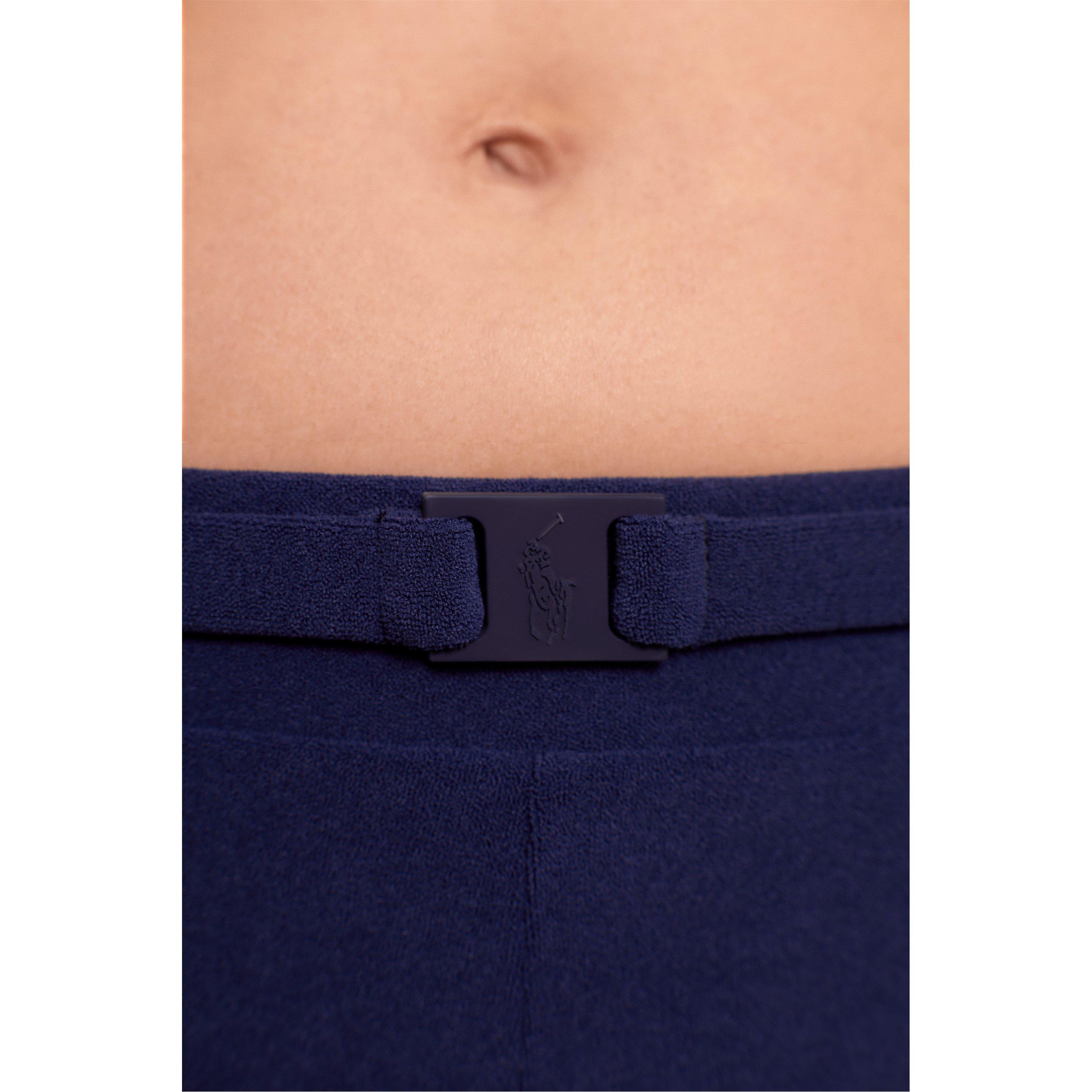 Navy Blue - Polo Ralph Lauren - Women's Hipster Bikini Bottoms - 5