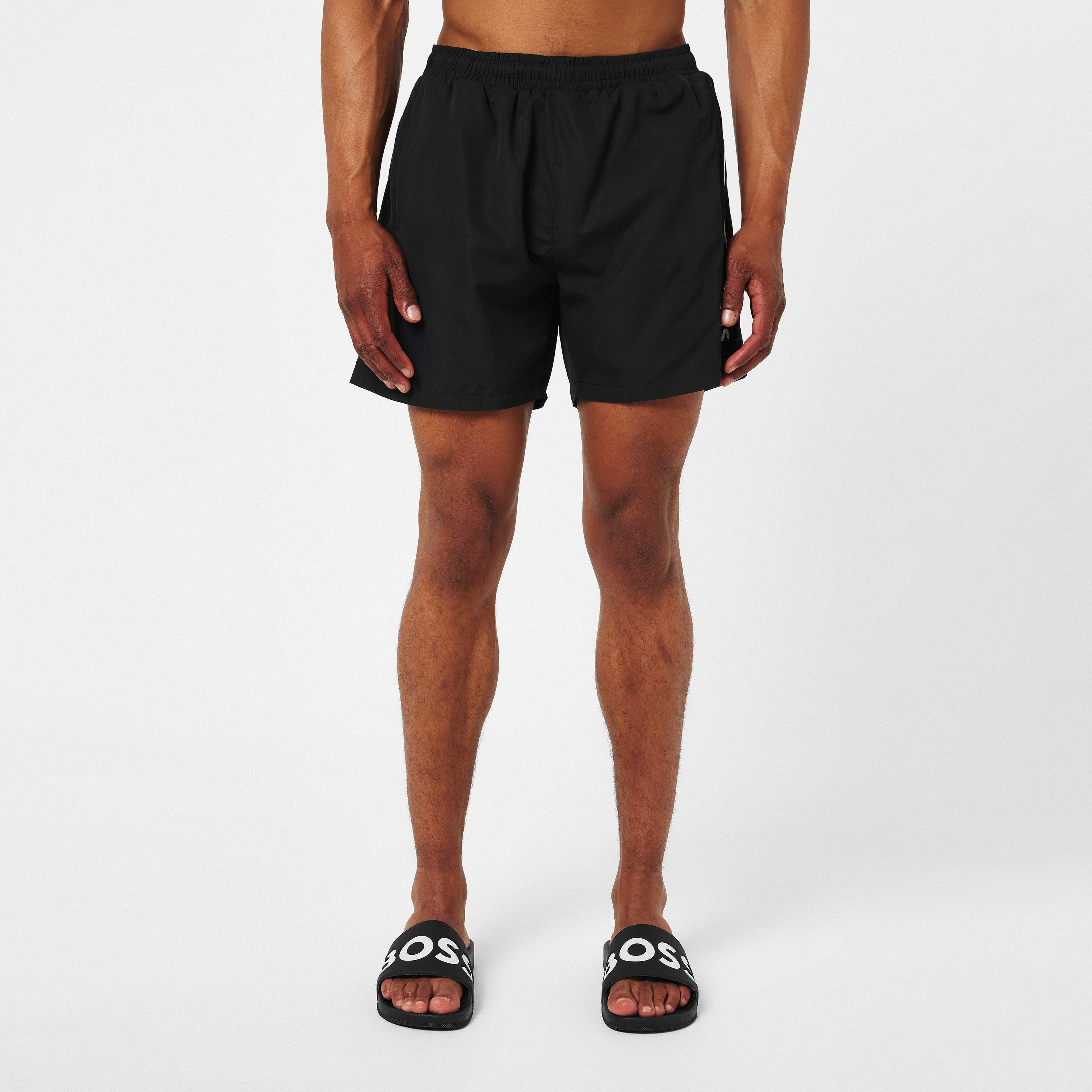 Black 001 - Boss - Men's Dolphin Swim Lightweight Quick-Drying Shorts - 3