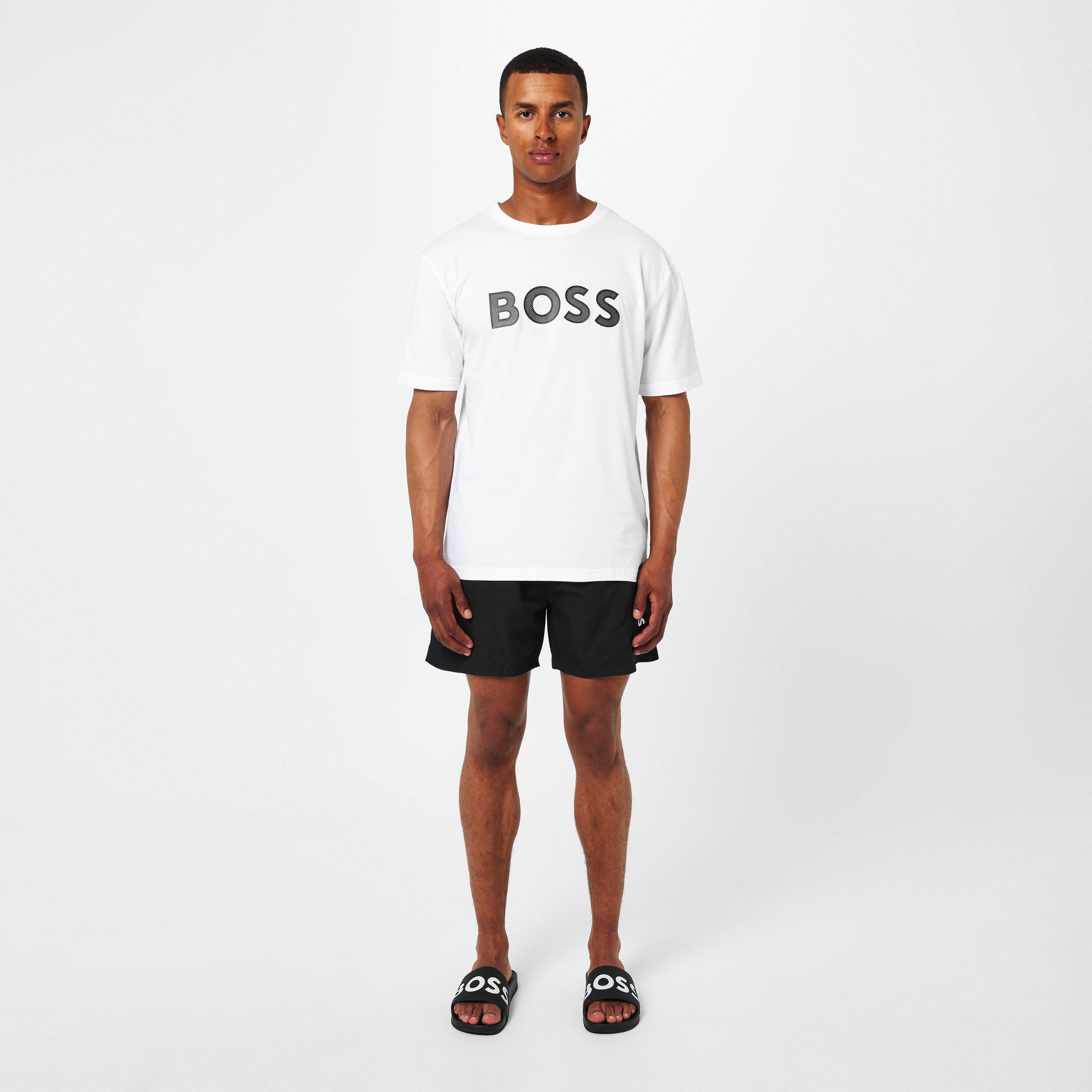 Black 001 - Boss - Men's Dolphin Swim Lightweight Quick-Drying Shorts - 6