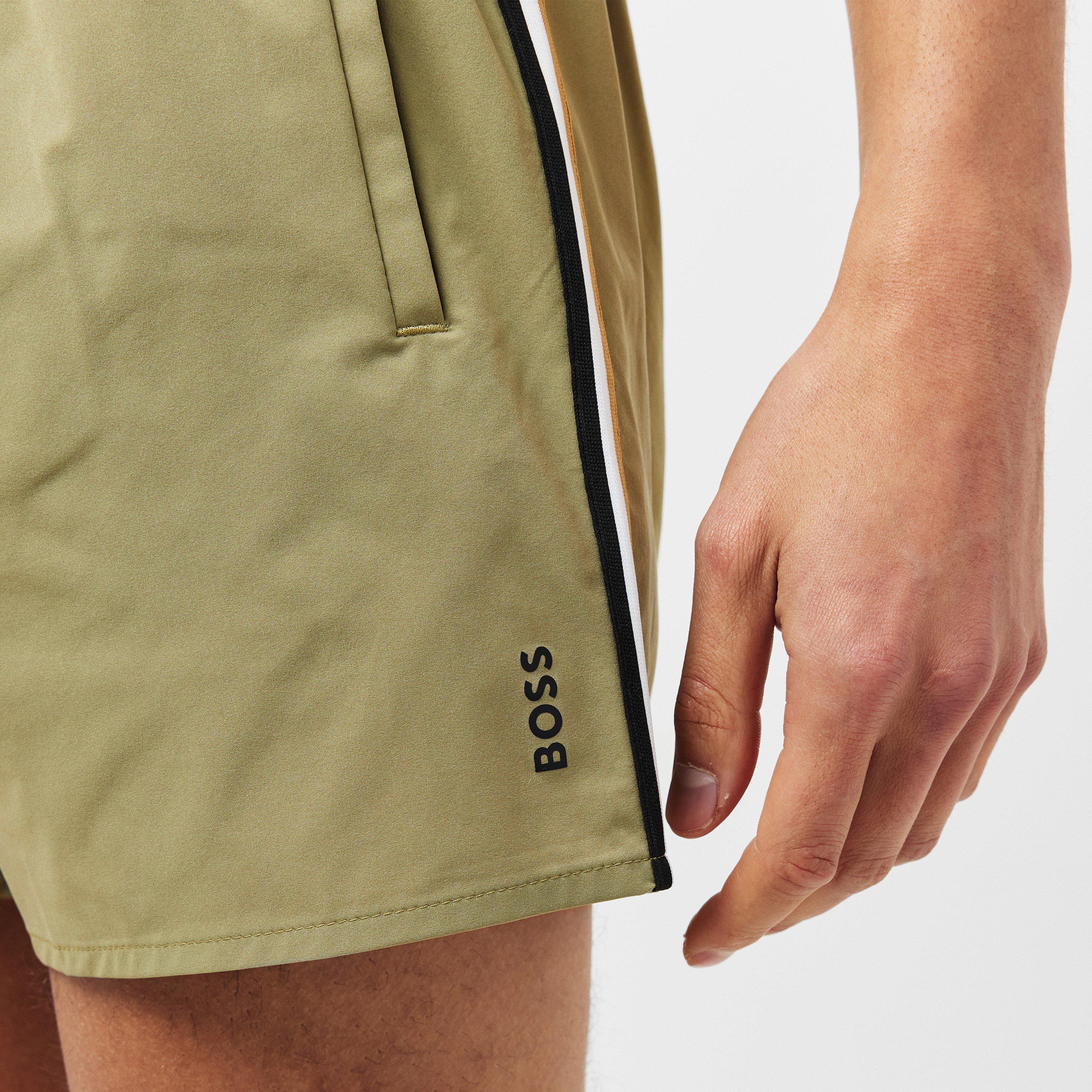 Pastel Green - Boss - Men's Iconic Swim Shorts - 5