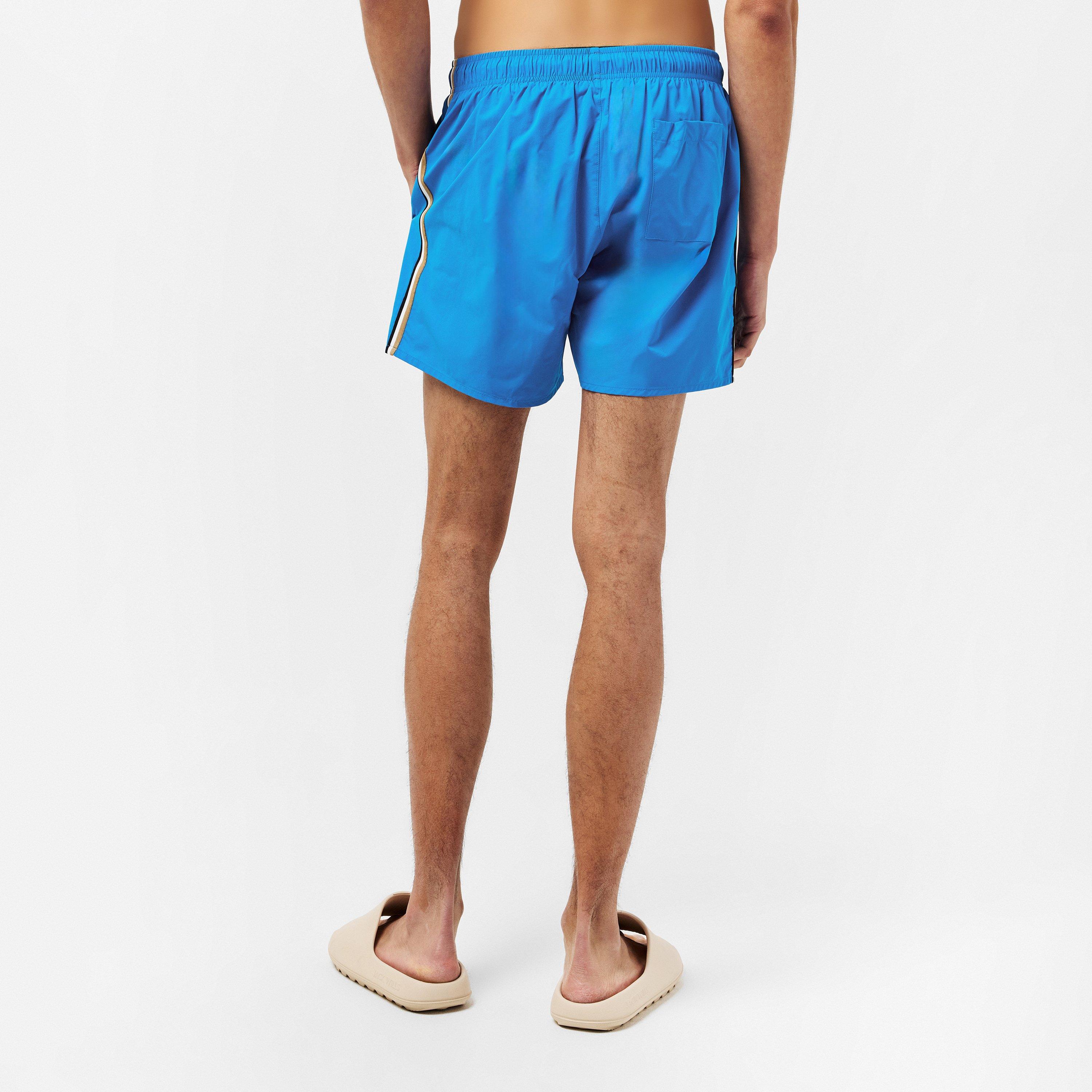 Bright Blue - Boss - Men's Iconic Swim Shorts - 4