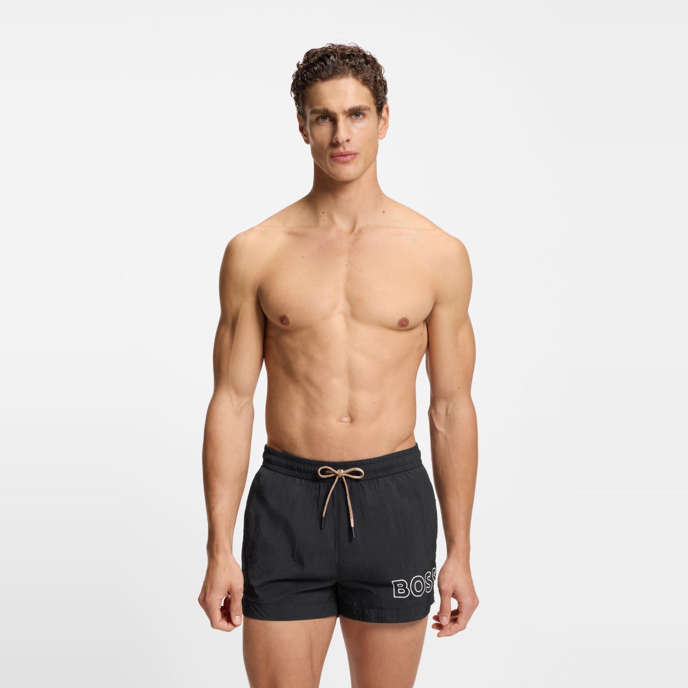 Black - Boss - Men's Mooneye Swim Shorts - 2