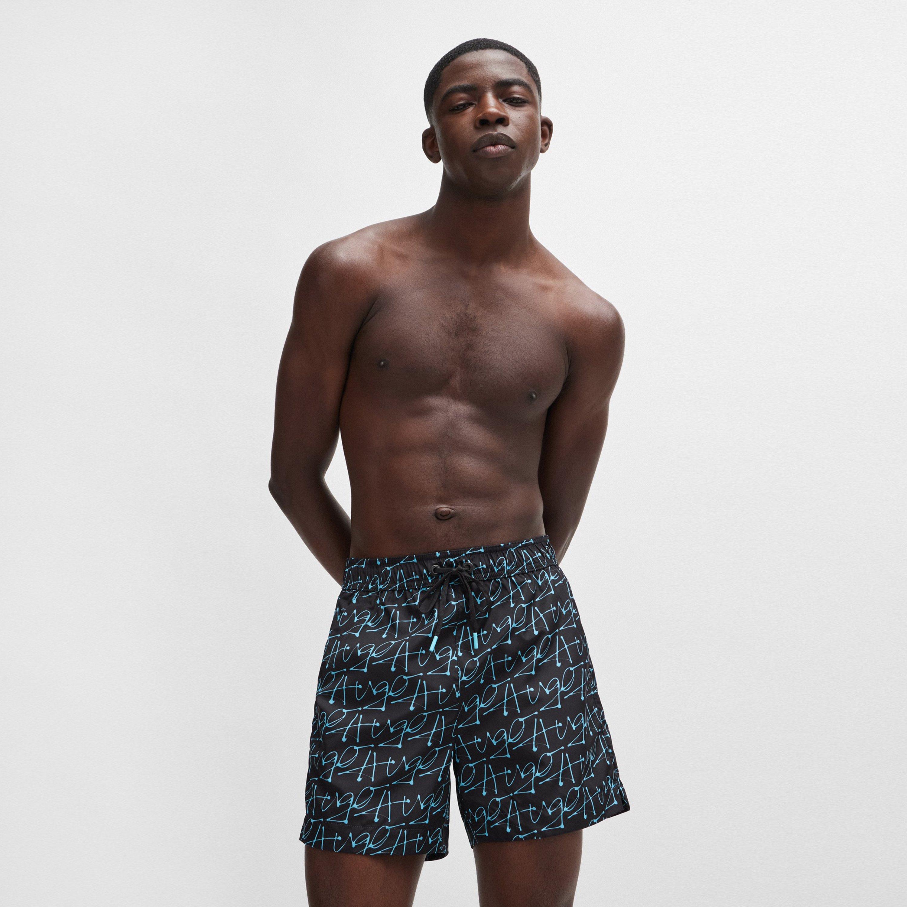 Turquoise 440 - Hugo - Men's Marco 01 Swim Shorts - 2