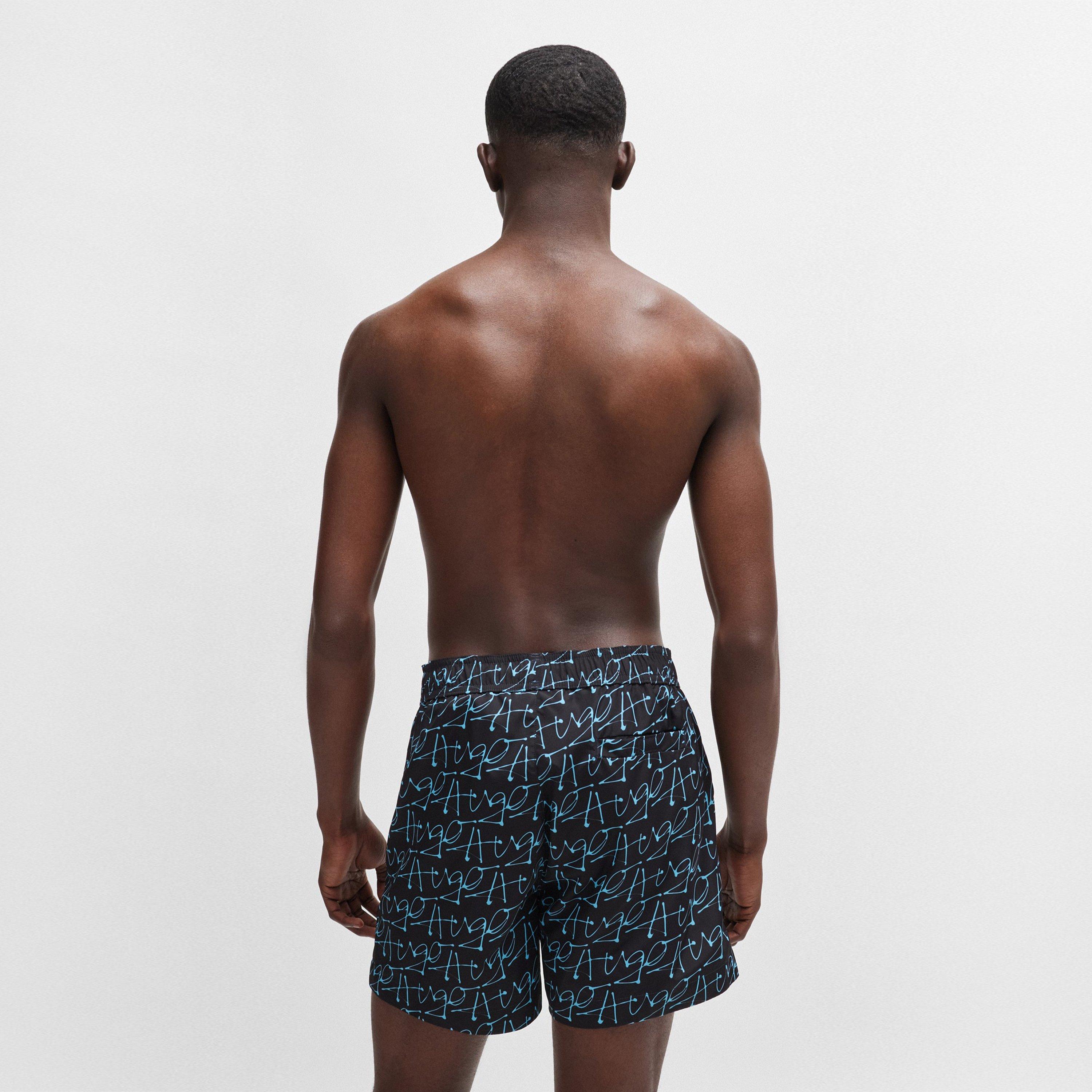 Turquoise 440 - Hugo - Men's Marco 01 Swim Shorts - 3