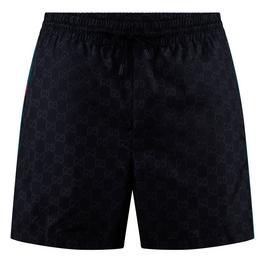 Gucci Gg Jacquard Nylon Swim Shorts