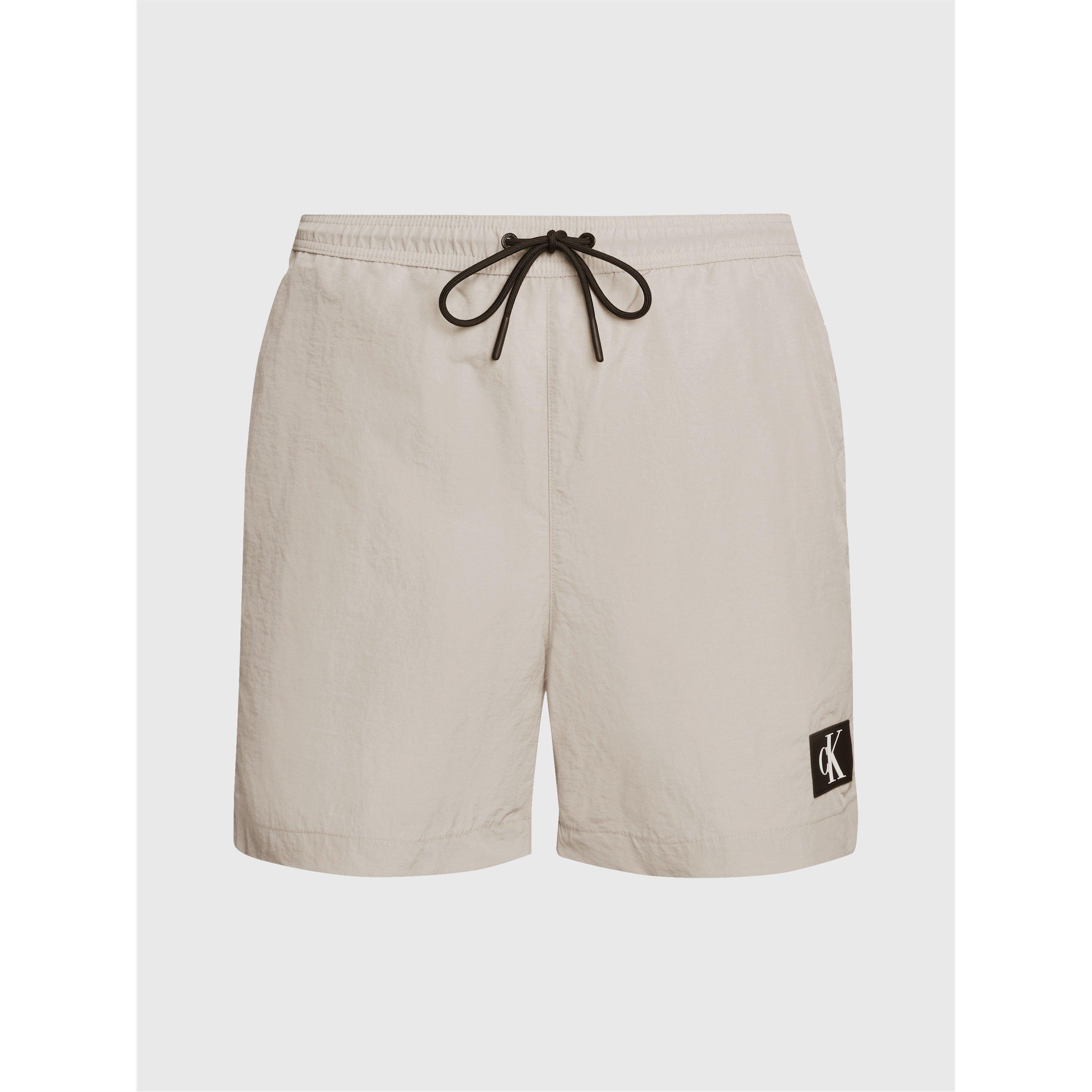 Calvin Klein Men's Medium Drawstring Swim Shorts - Silverliningpe0 - S