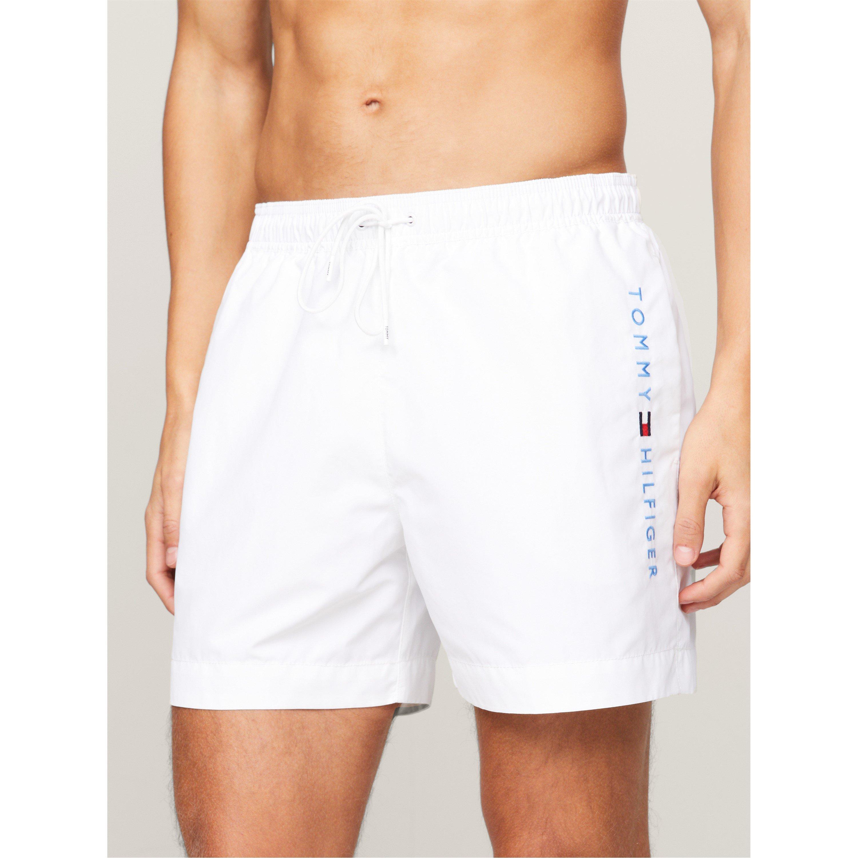 Optic White YCF - Tommy Hilfiger - Men's Medium Drawstring Swim Shorts - 2