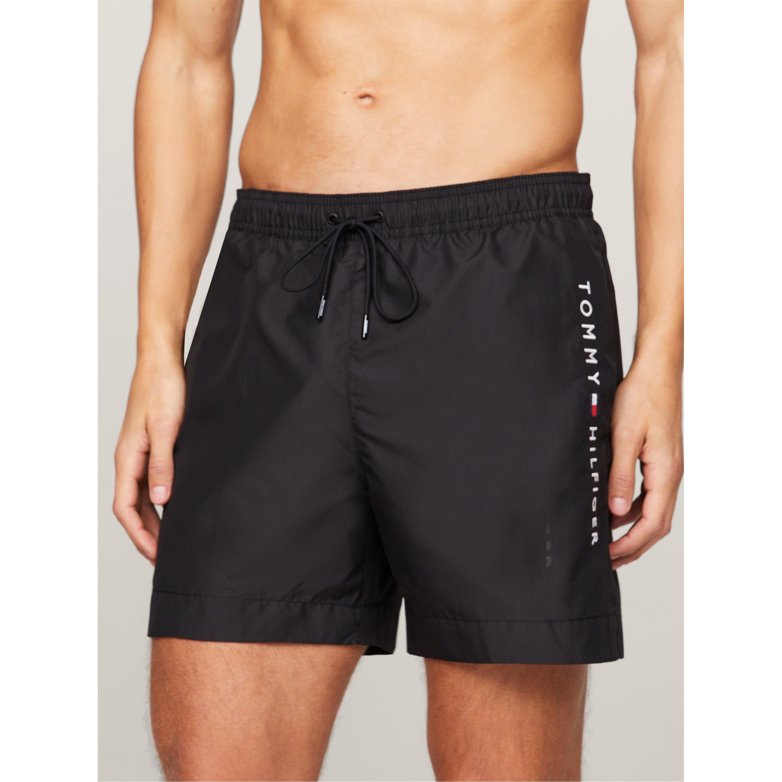Zwarte BDS - Tommy Hilfiger - Men's Medium Drawstring Swim Shorts - 3