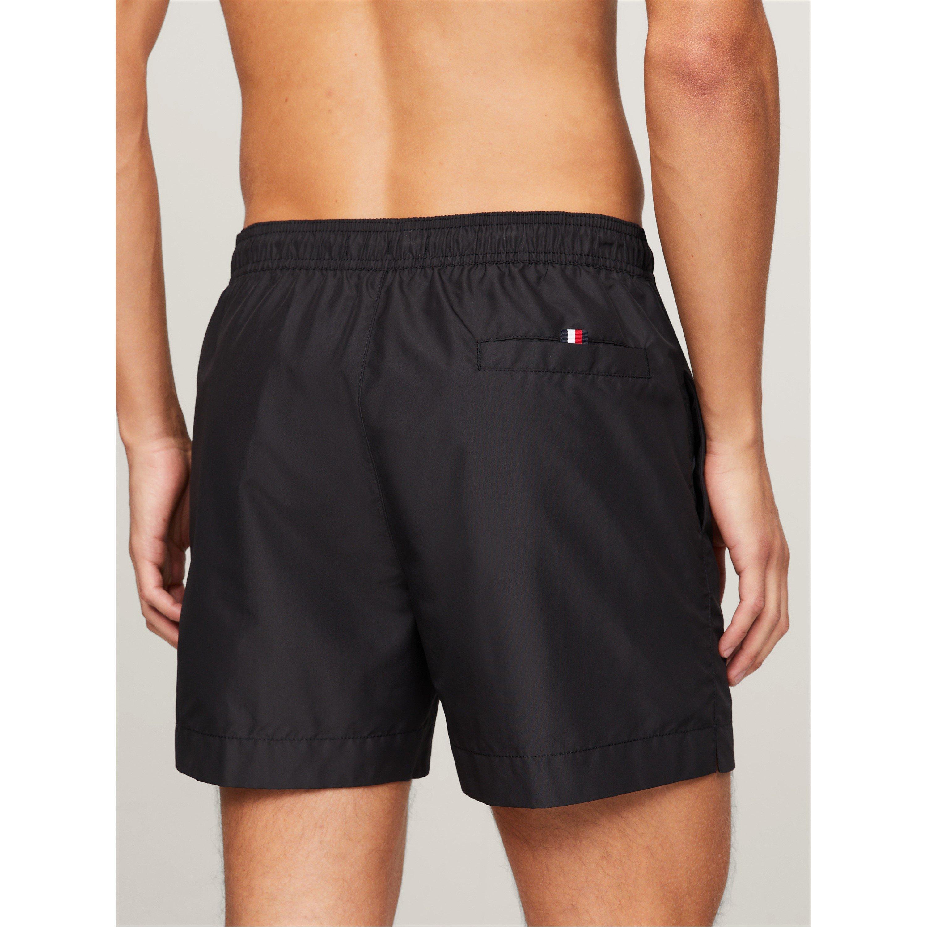 Zwarte BDS - Tommy Hilfiger - Men's Medium Drawstring Swim Shorts - 4