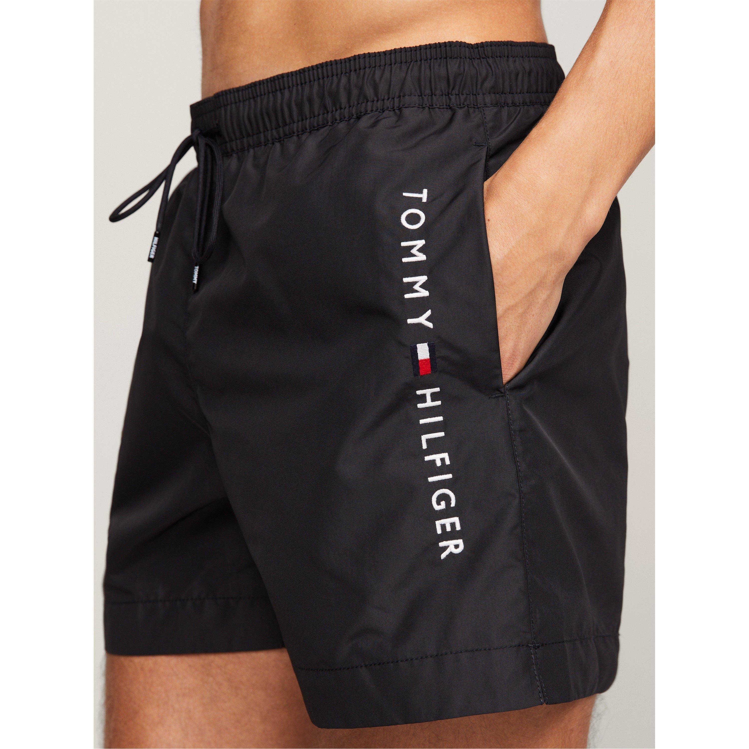 Zwarte BDS - Tommy Hilfiger - Men's Medium Drawstring Swim Shorts - 5