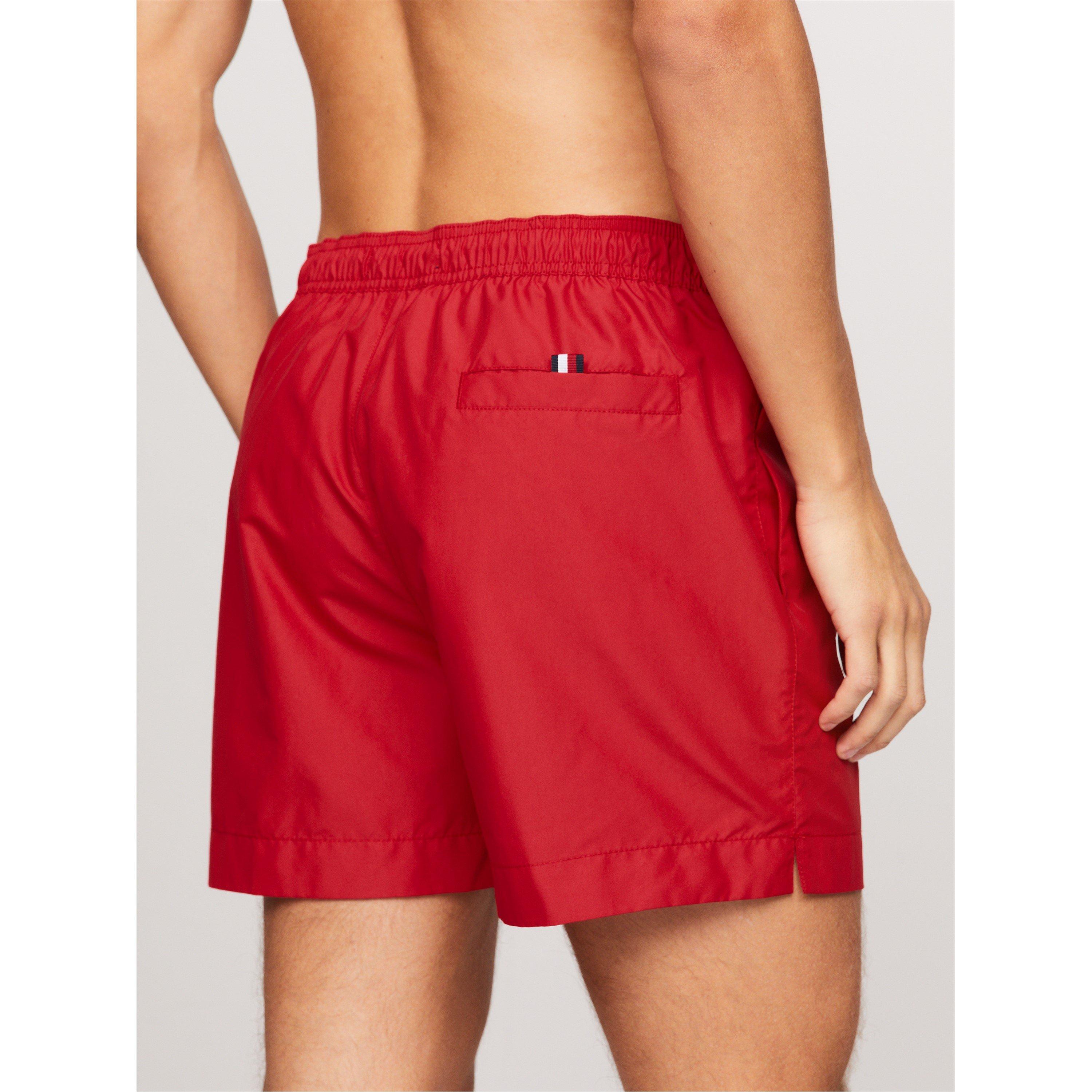 Primary Red XLG - Tommy Hilfiger - Men's Medium Drawstring Swim Shorts - 5