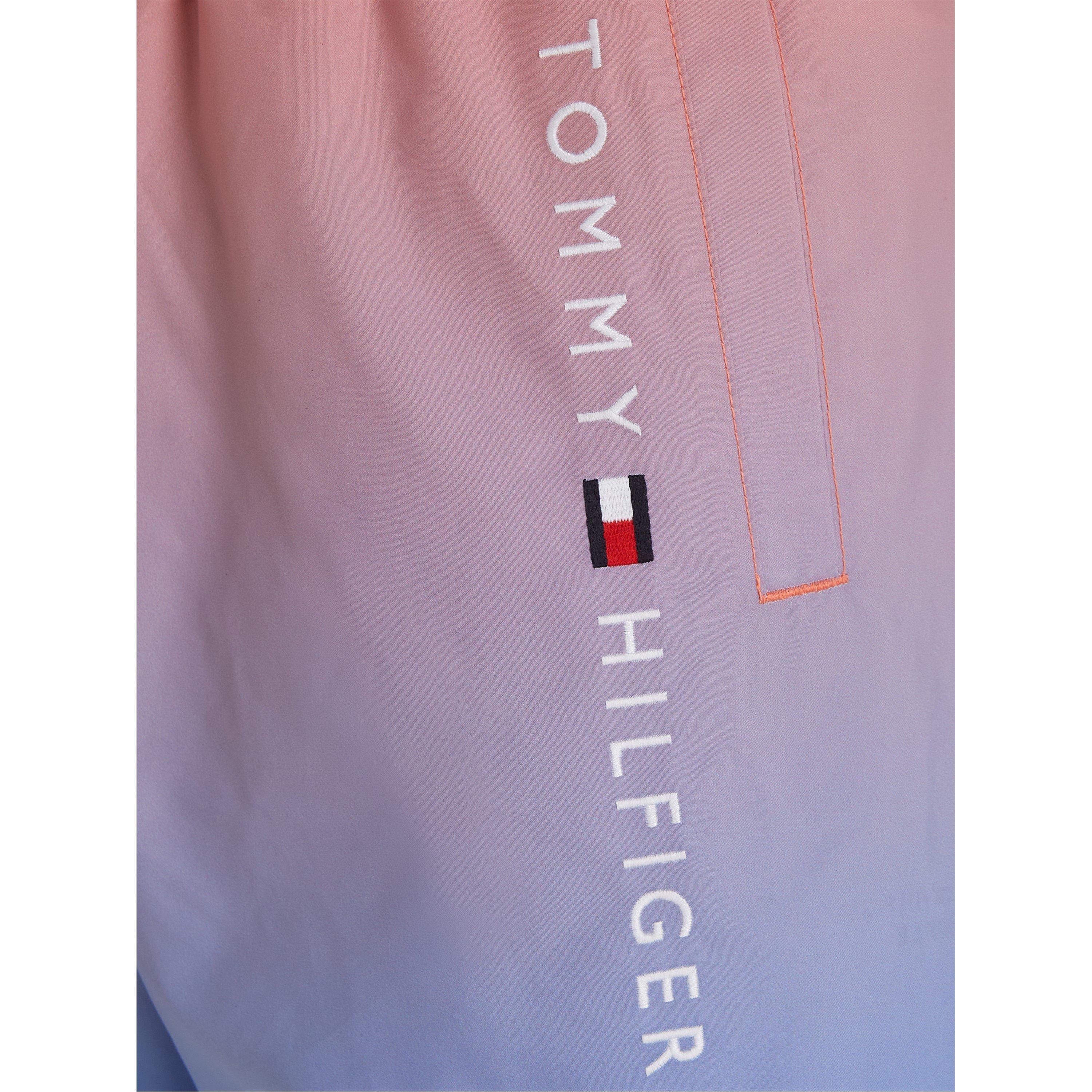 Koraller/Blå 0JG - Tommy Hilfiger - Men's Ombre Classic Swim Shorts - 4