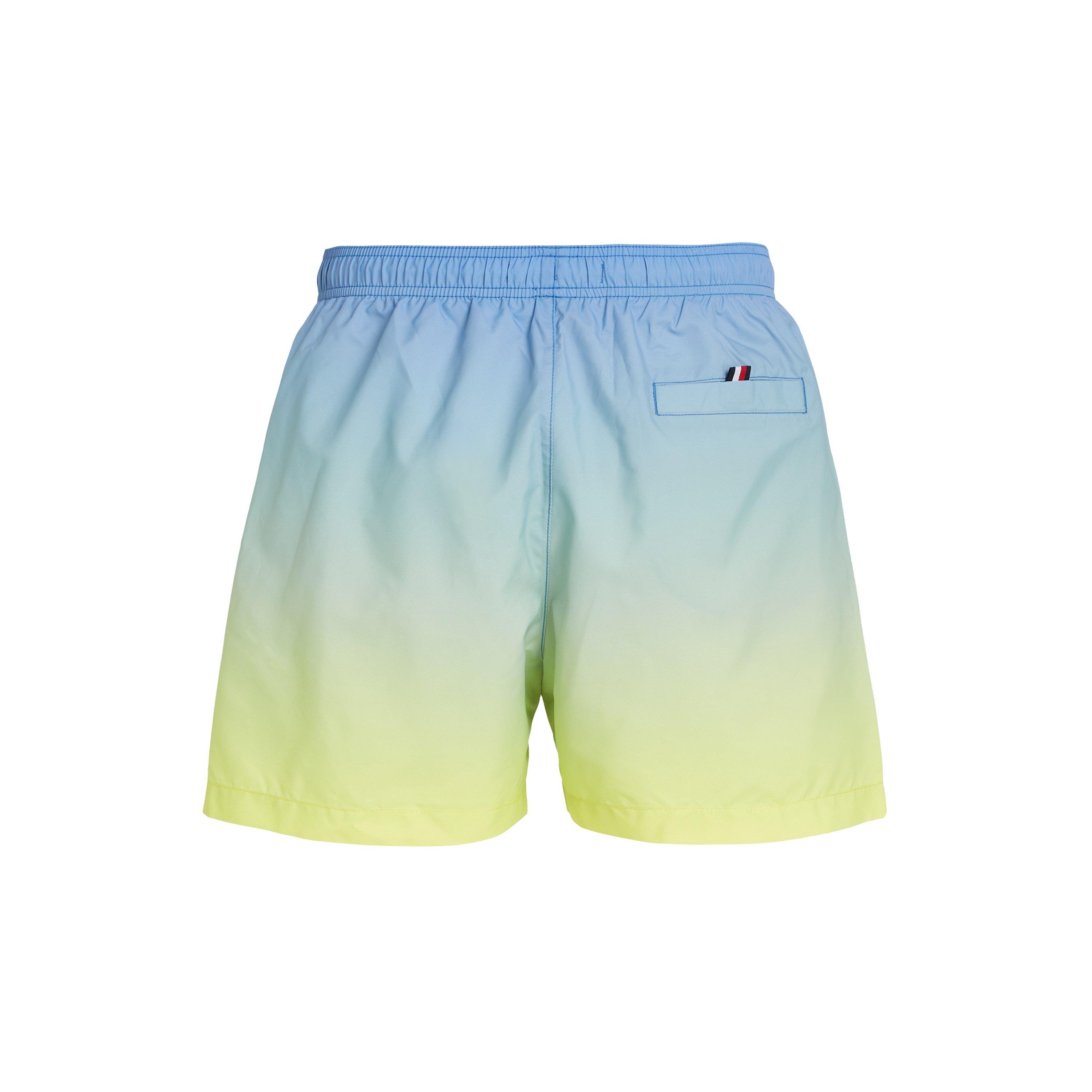 Blue/Yellow 0LK - Tommy Hilfiger - Men's Ombre Classic Swim Shorts - 6