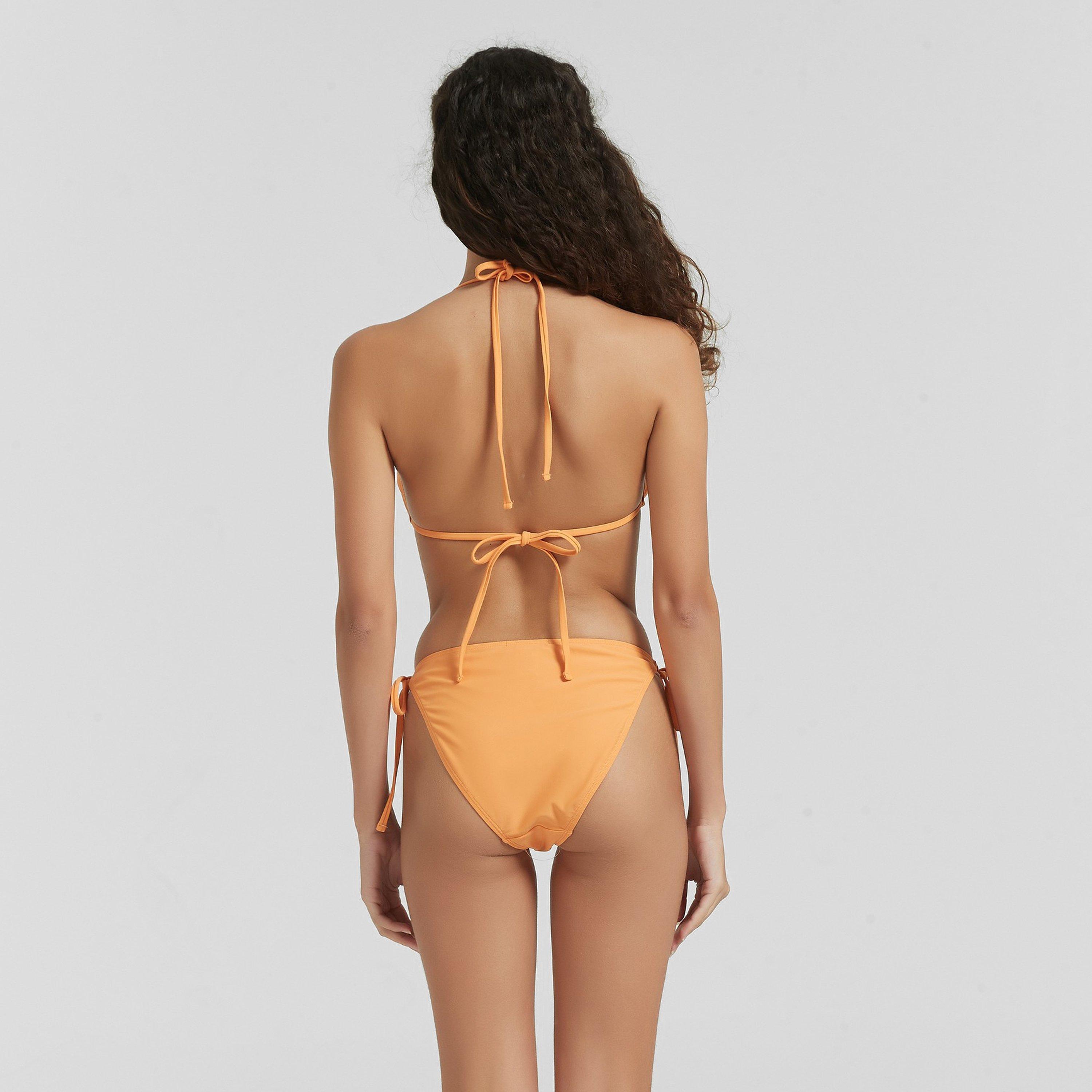 Orange - Be You - Tie Triangle Bikini - 2