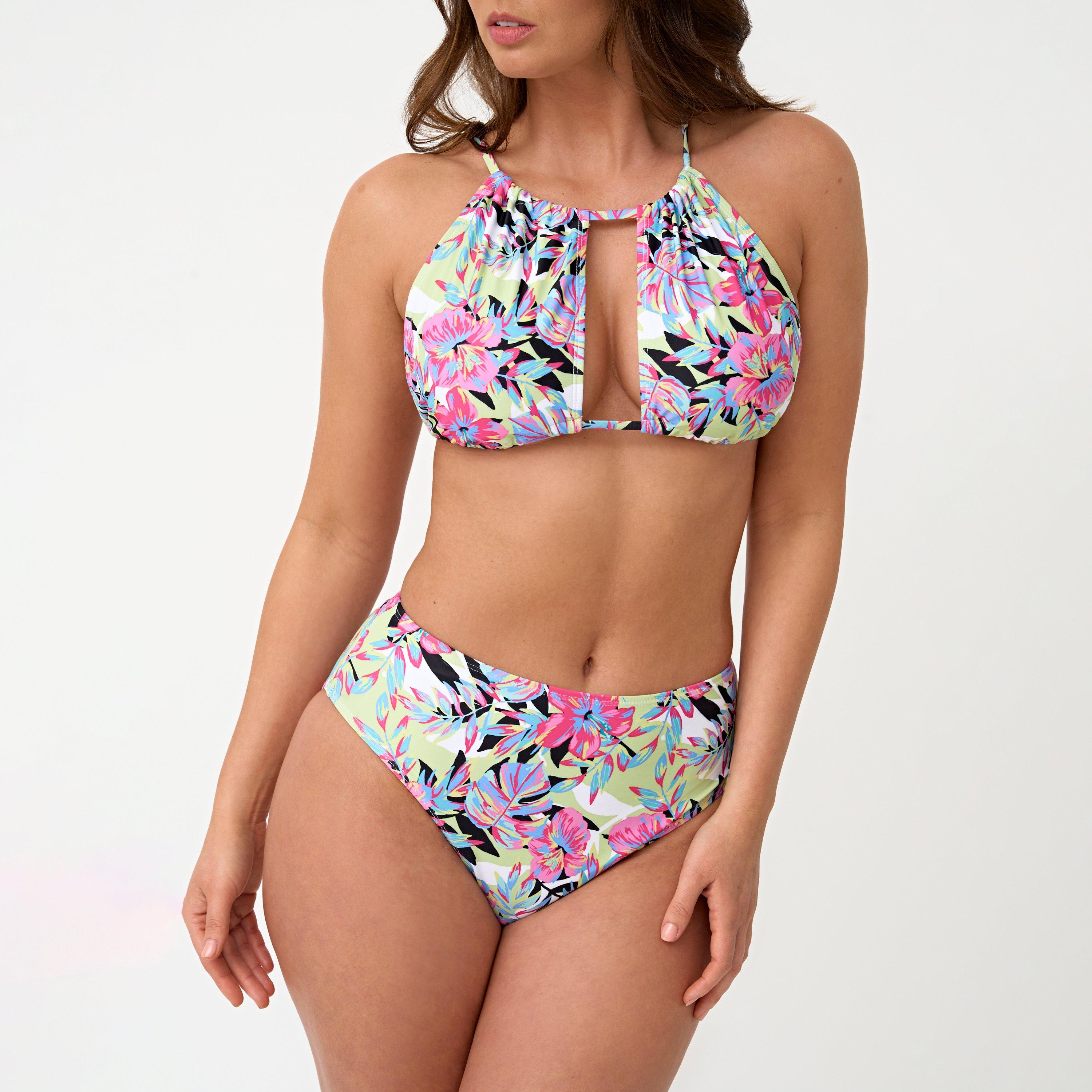 Tropadellic - Be You - High Neck Triangle Bikinis - 5