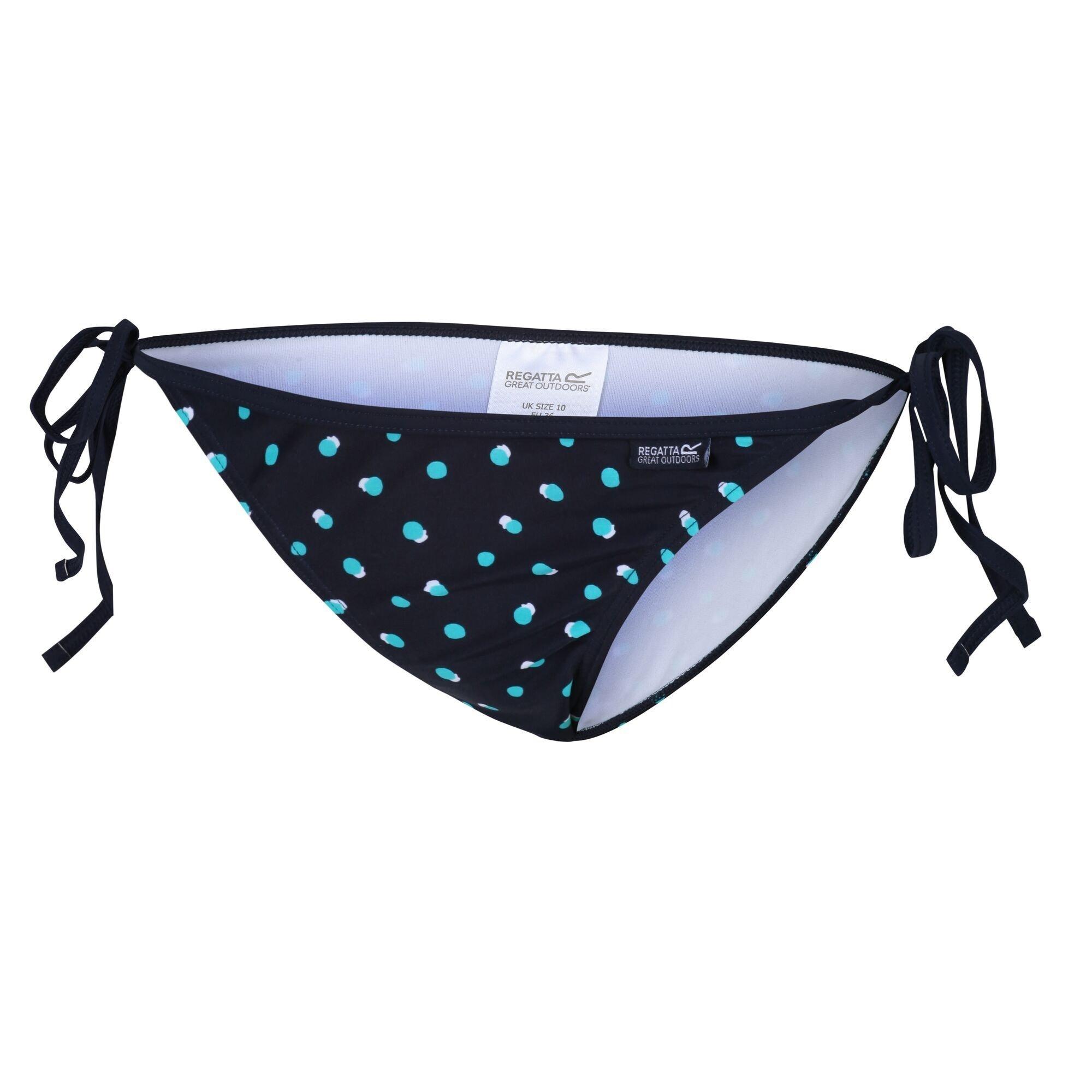 Regatta Women's Aceana String Bikini Bottom In Navy Dot