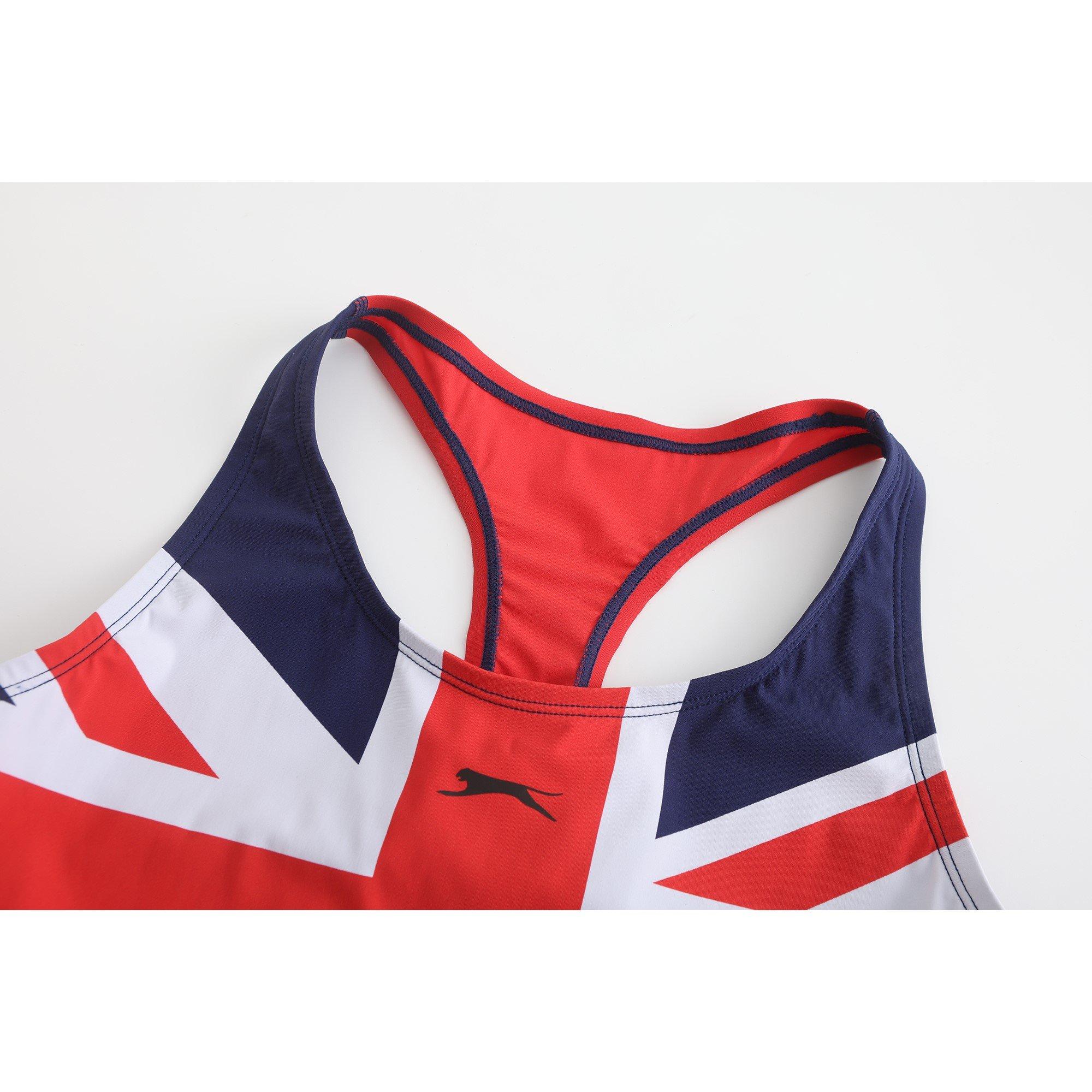 Blue/Red/Wht - Slazenger - Union Jack Racer Back Womens - 4