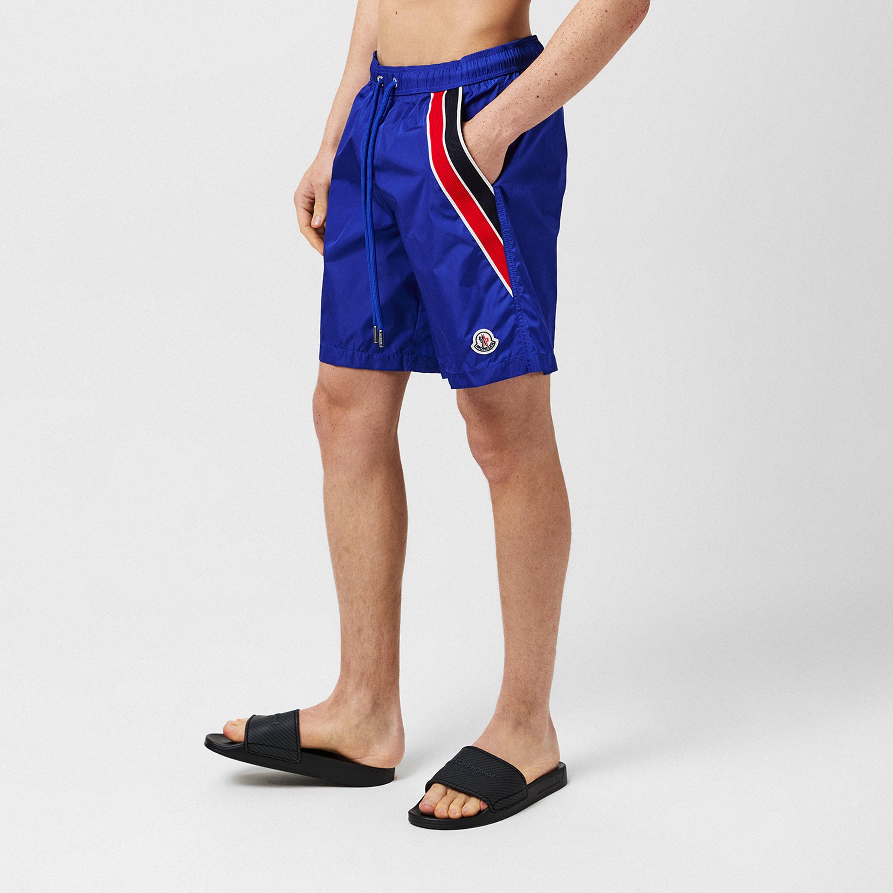 Blue 739 - Moncler - Tricolour Swim Shorts - 2