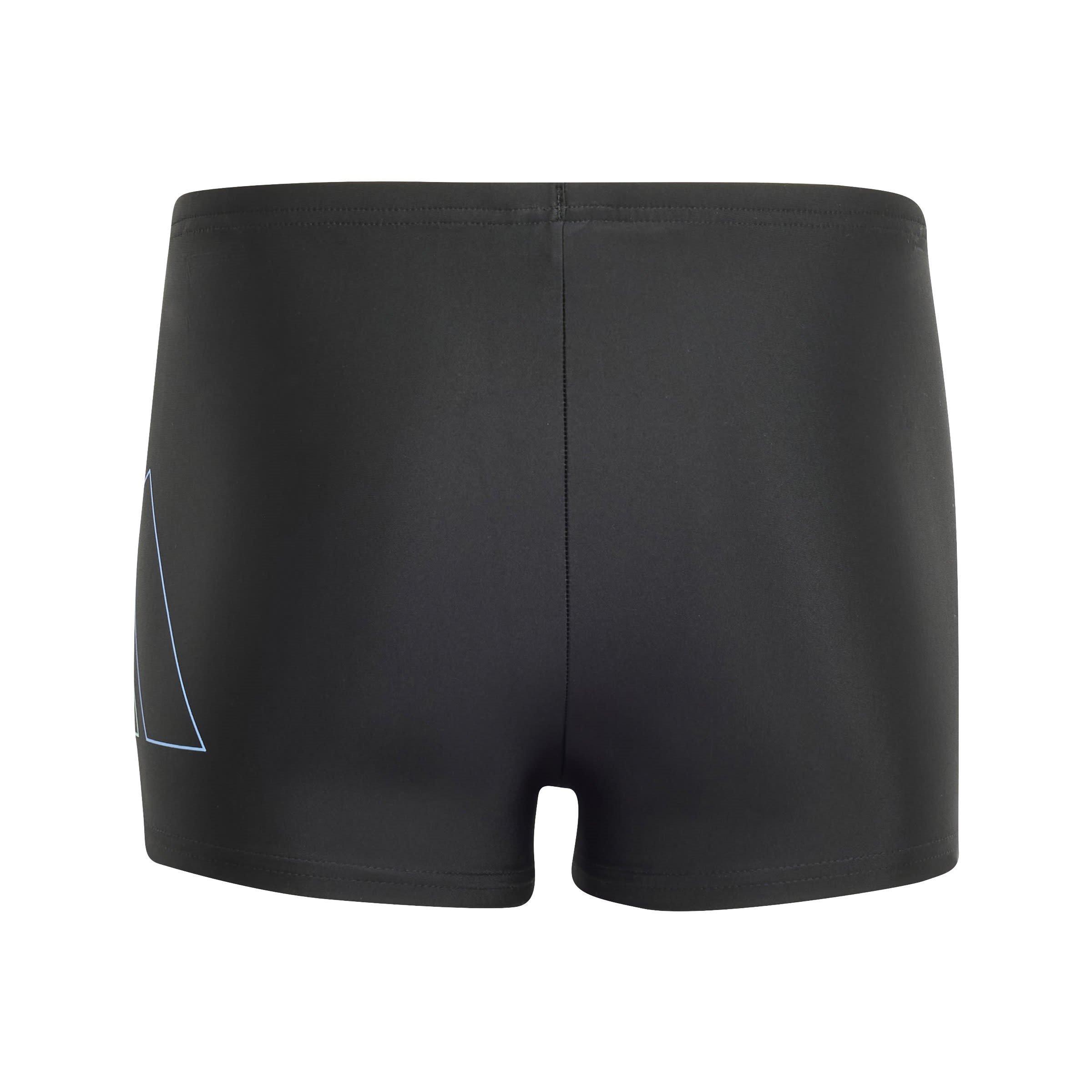 Zwart - adidas - Performance Big Bars Swim Boxers Kids - 2