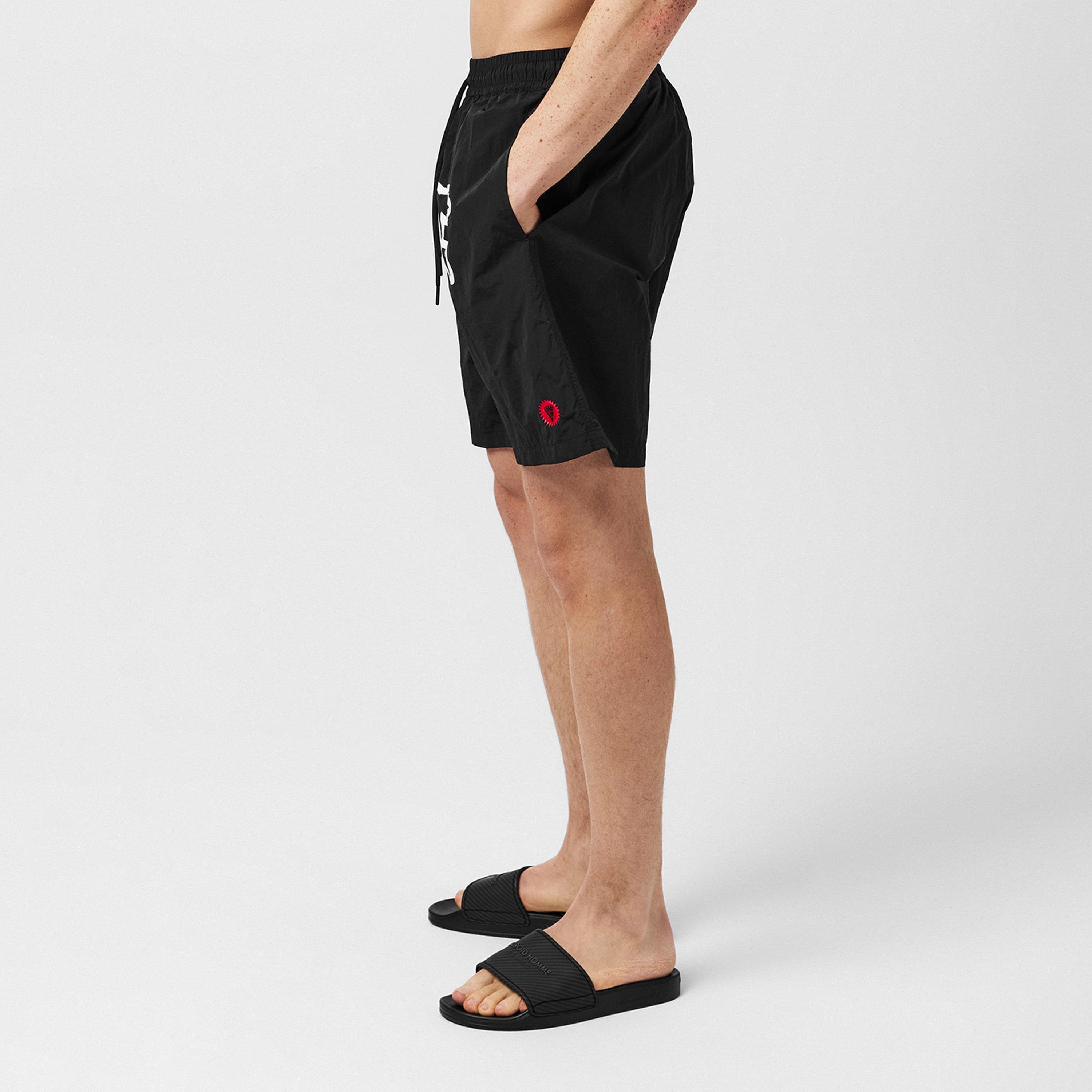 Black/White - ICECREAM - Men's Rundog Swim Shorts - 2