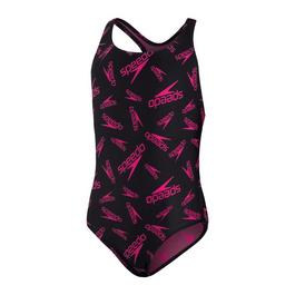 Speedo Boom Allover Medalist Swimsuit Womens