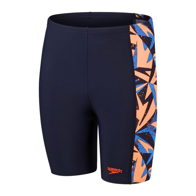 Bleu/Orange - Speedo - Straight-Leg-Jeans mit Print Blau - 1