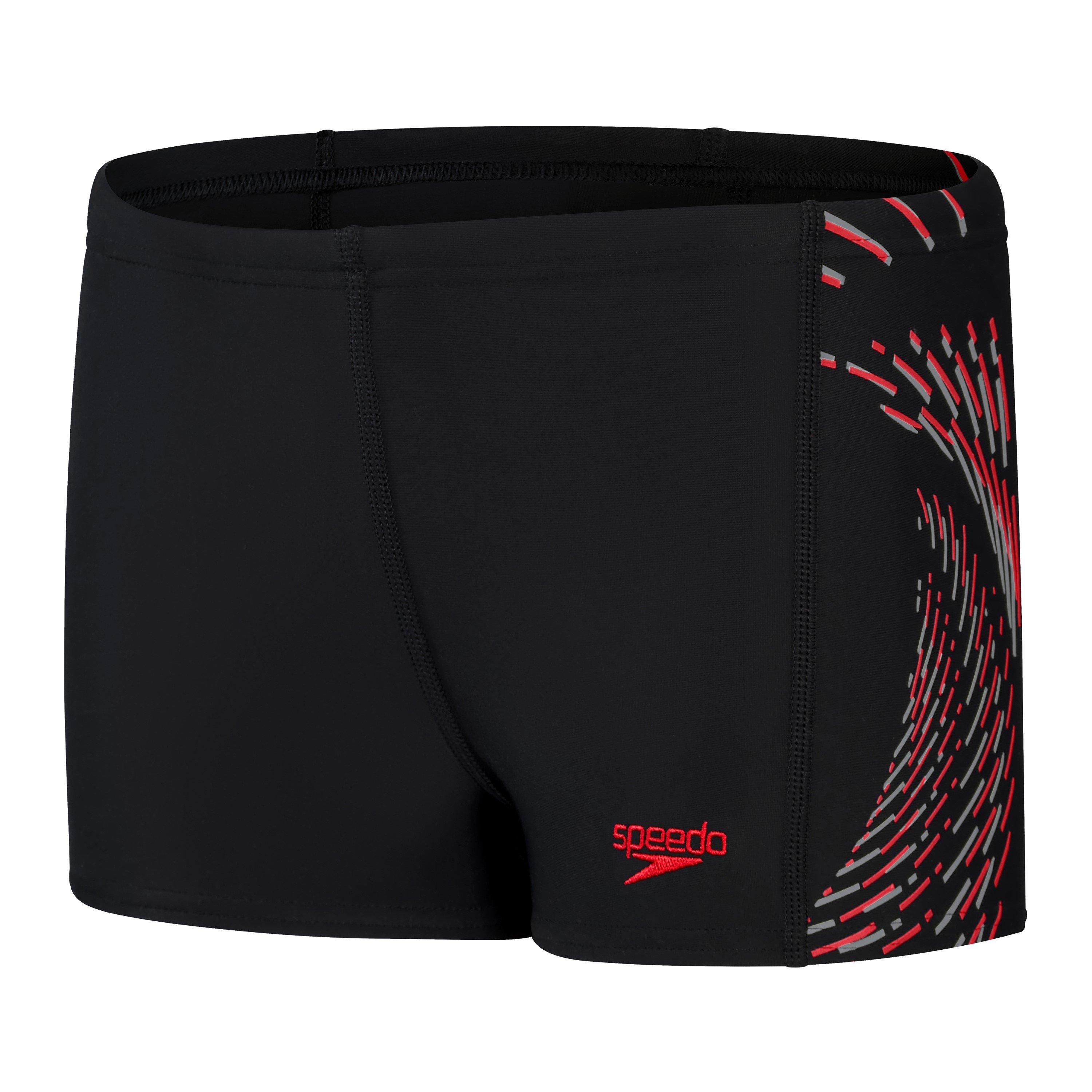 Azul marino/verde - Speedo - Kids' Placement Print Swim Shorts - 1