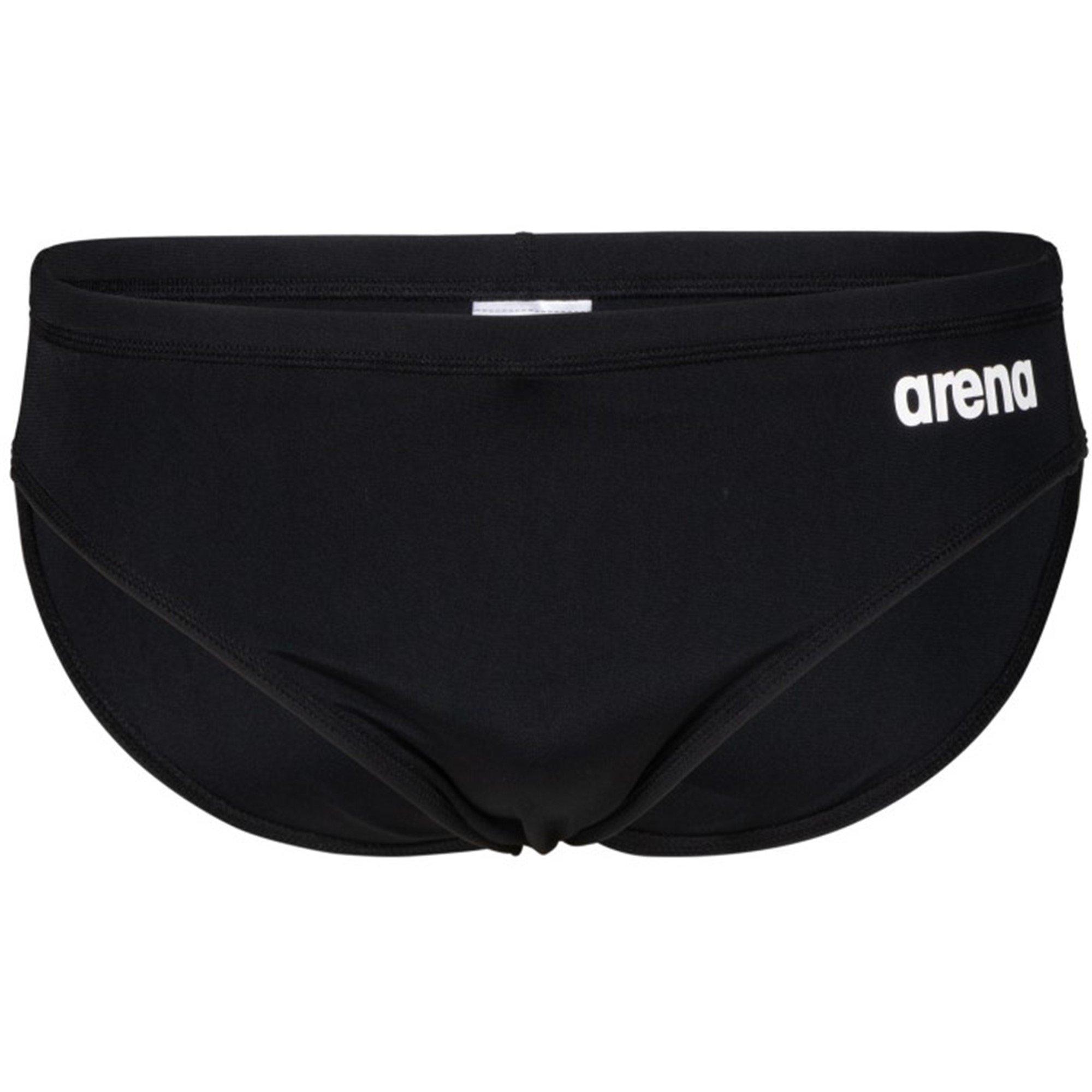 Black - Arena - Men's Solid Swimming Trunks - 1
